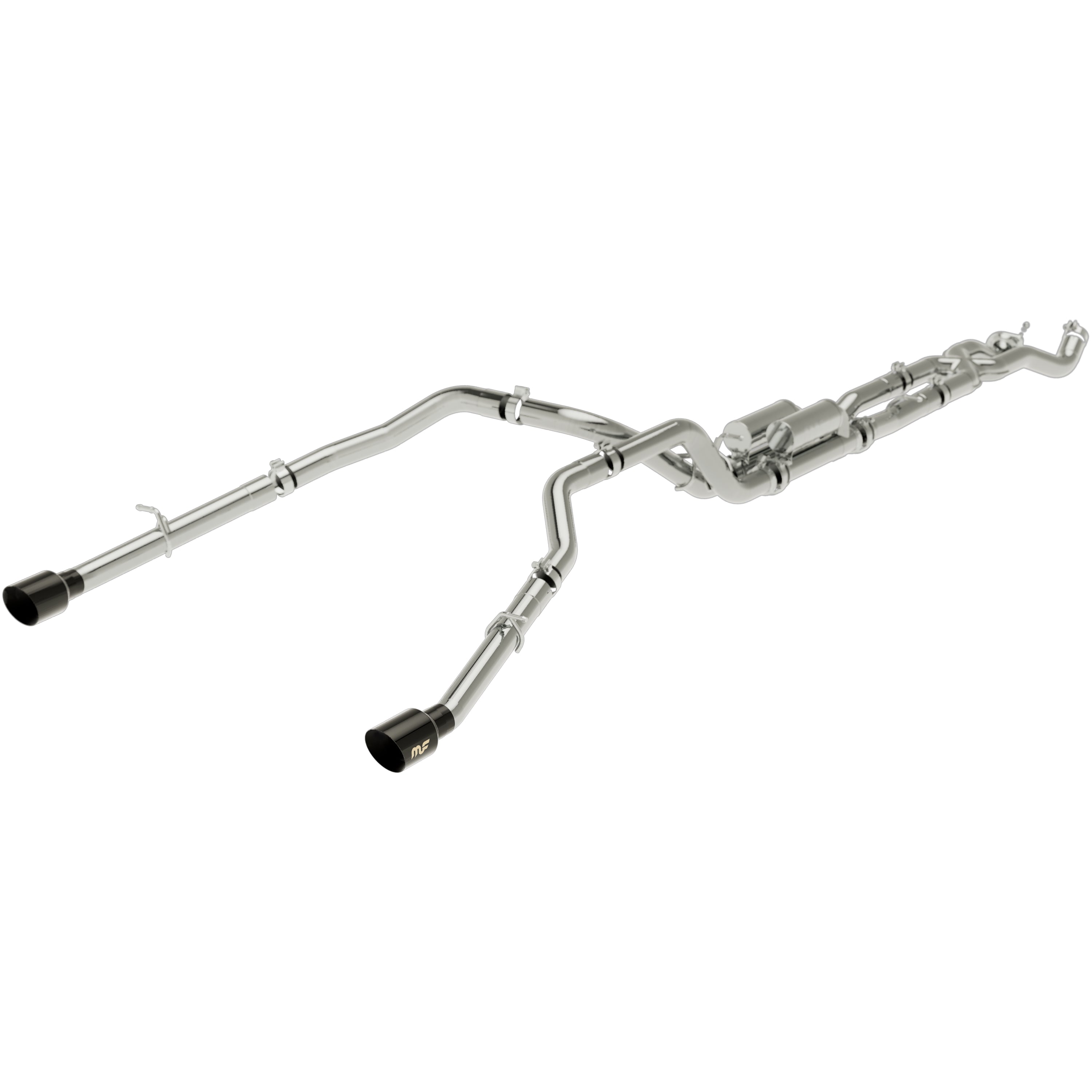 26 Ram 1500 SPEQ Series Cat-Back Exhaust System Black Chrome
