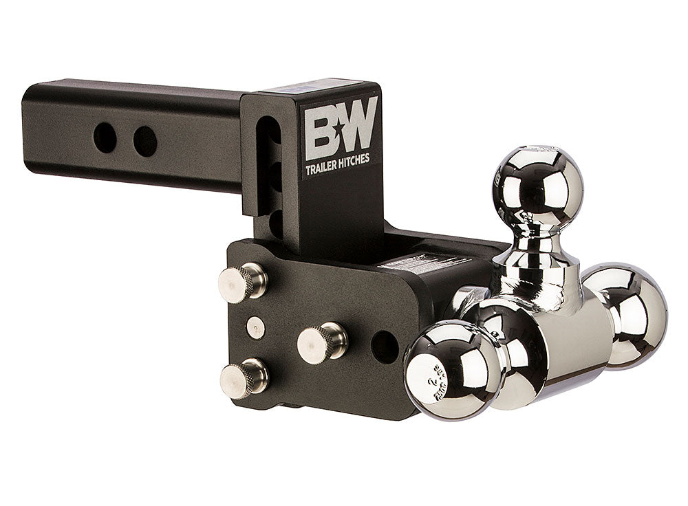 2" Tow & Stow 3" Drop Triball Black TS10047B - Apollo Off-Road