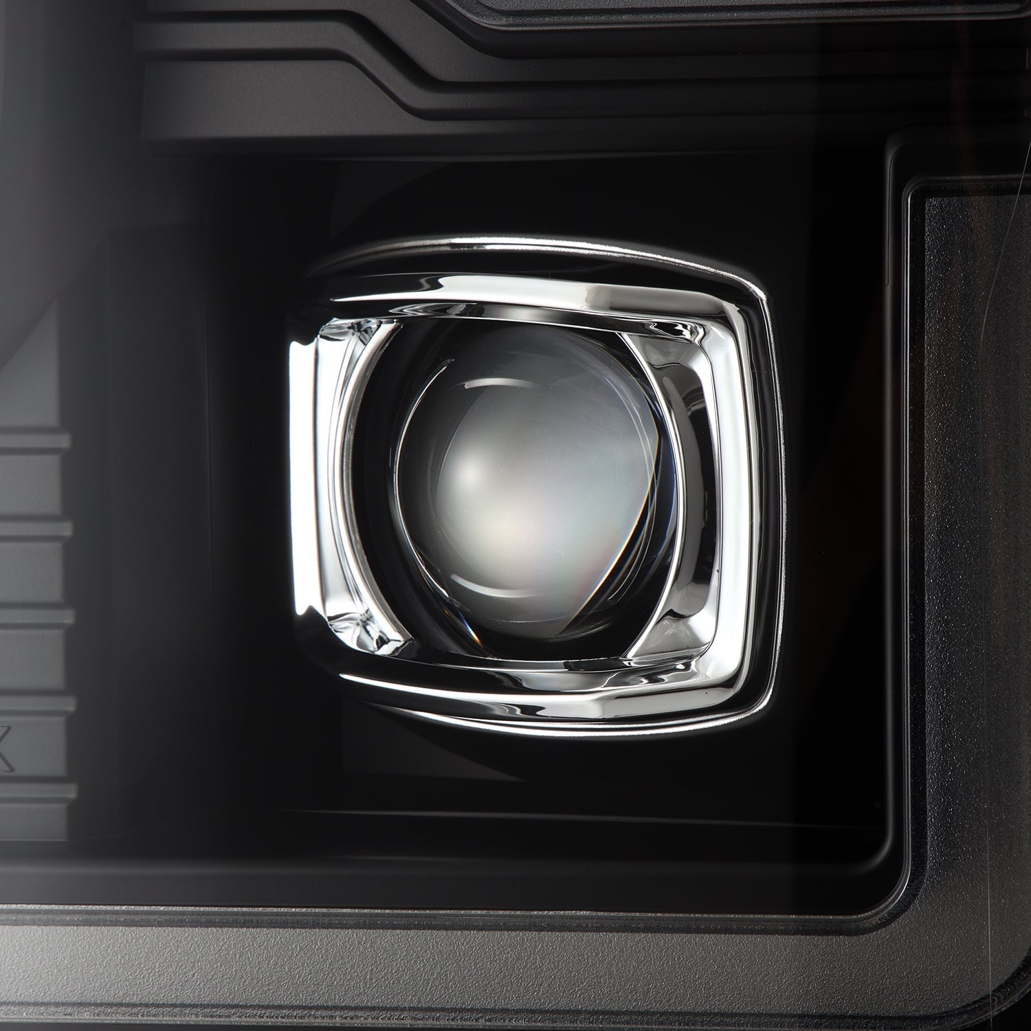 20-22 Ford F-250/350/450/550 Super Duty LUXX-Series LED Projector Headlights Black - Apollo Off-Road
