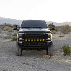20-22 Ford F-250/350/450/550 Super Duty NOVA-Series LED Projector Headlights Alpha-Black - Apollo Off-Road