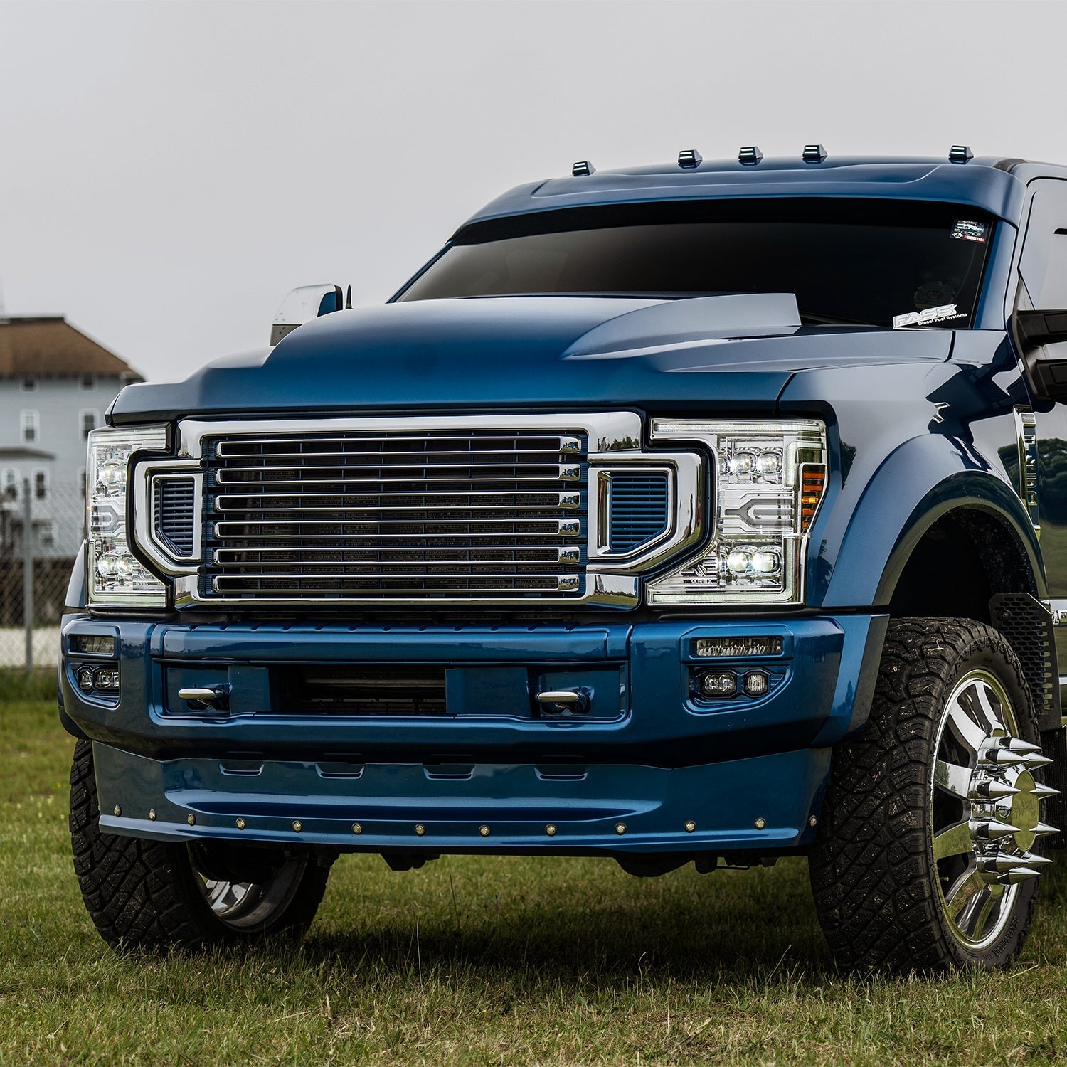 20-22 Ford F-250/350/450/550 Super Duty NOVA-Series LED Projector Headlights Chrome - Apollo Off-Road