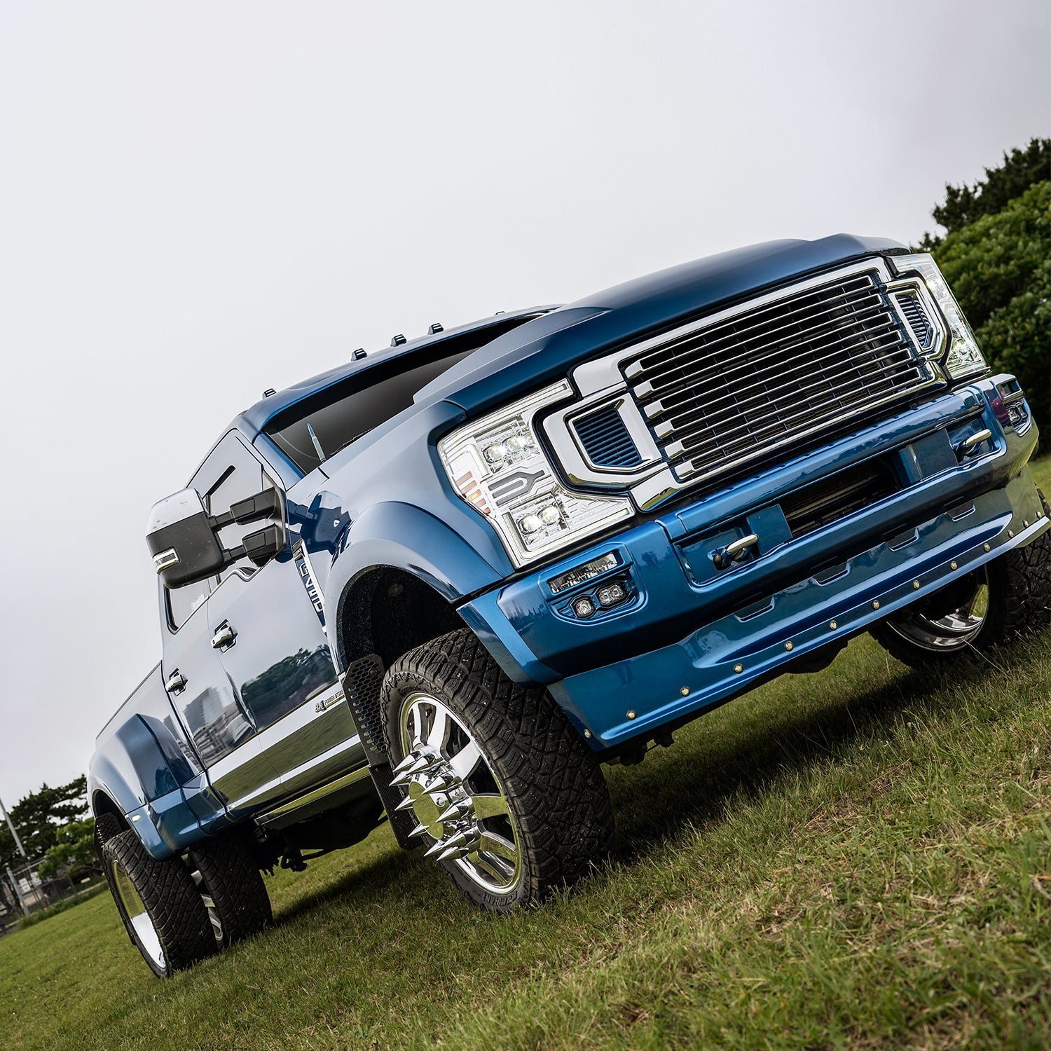 20-22 Ford F-250/350/450/550 Super Duty NOVA-Series LED Projector Headlights Chrome - Apollo Off-Road