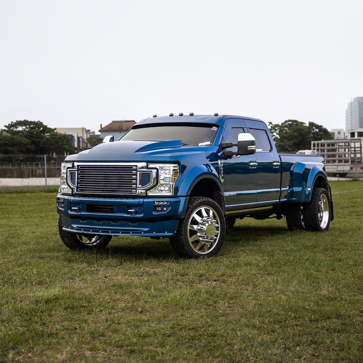 20-22 Ford F-250/350/450/550 Super Duty NOVA-Series LED Projector Headlights Chrome - Apollo Off-Road