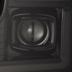 20-22 Ford Super Duty PRO-Series Halogen Projector Headlights Alpha-Black - Apollo Off-Road