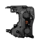 20-22 Ford Super Duty PRO-Series Halogen Projector Headlights Alpha-Black - Apollo Off-Road