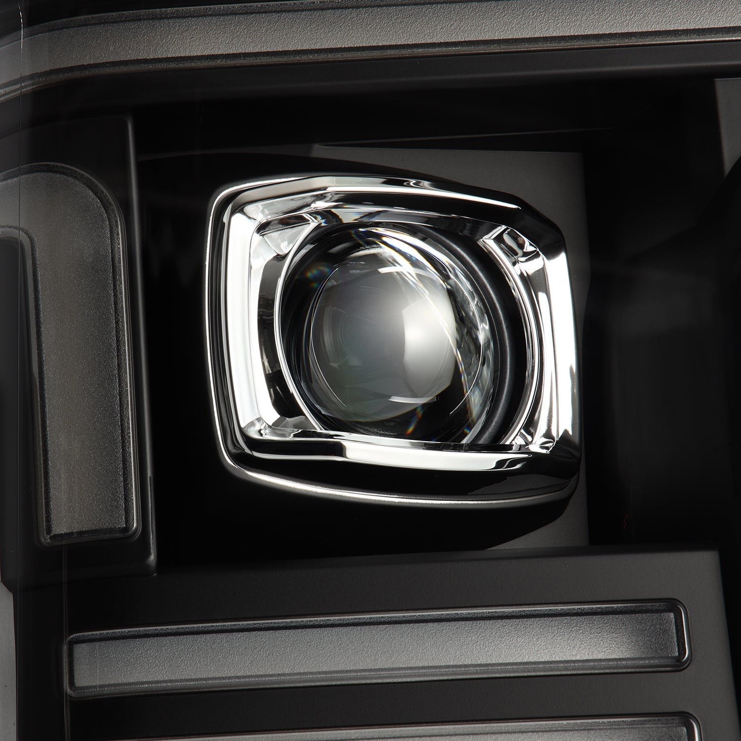 20-22 Ford F-350/450/550 Super Duty / 21-22 F-250 Super Duty PRO-Series Halogen Projector Headlights Black - Apollo Off-Road