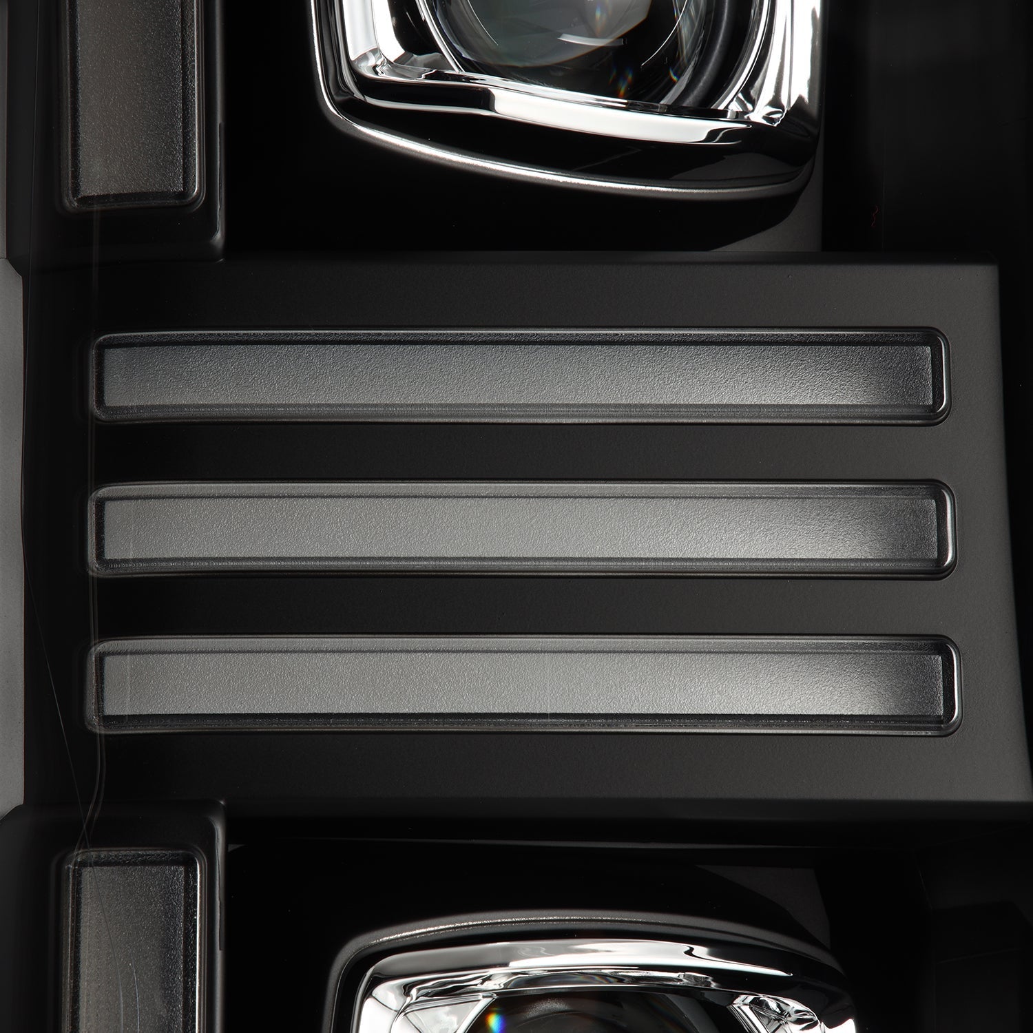 20-22 Ford F-350/450/550 Super Duty / 21-22 F-250 Super Duty PRO-Series Halogen Projector Headlights Black - Apollo Off-Road