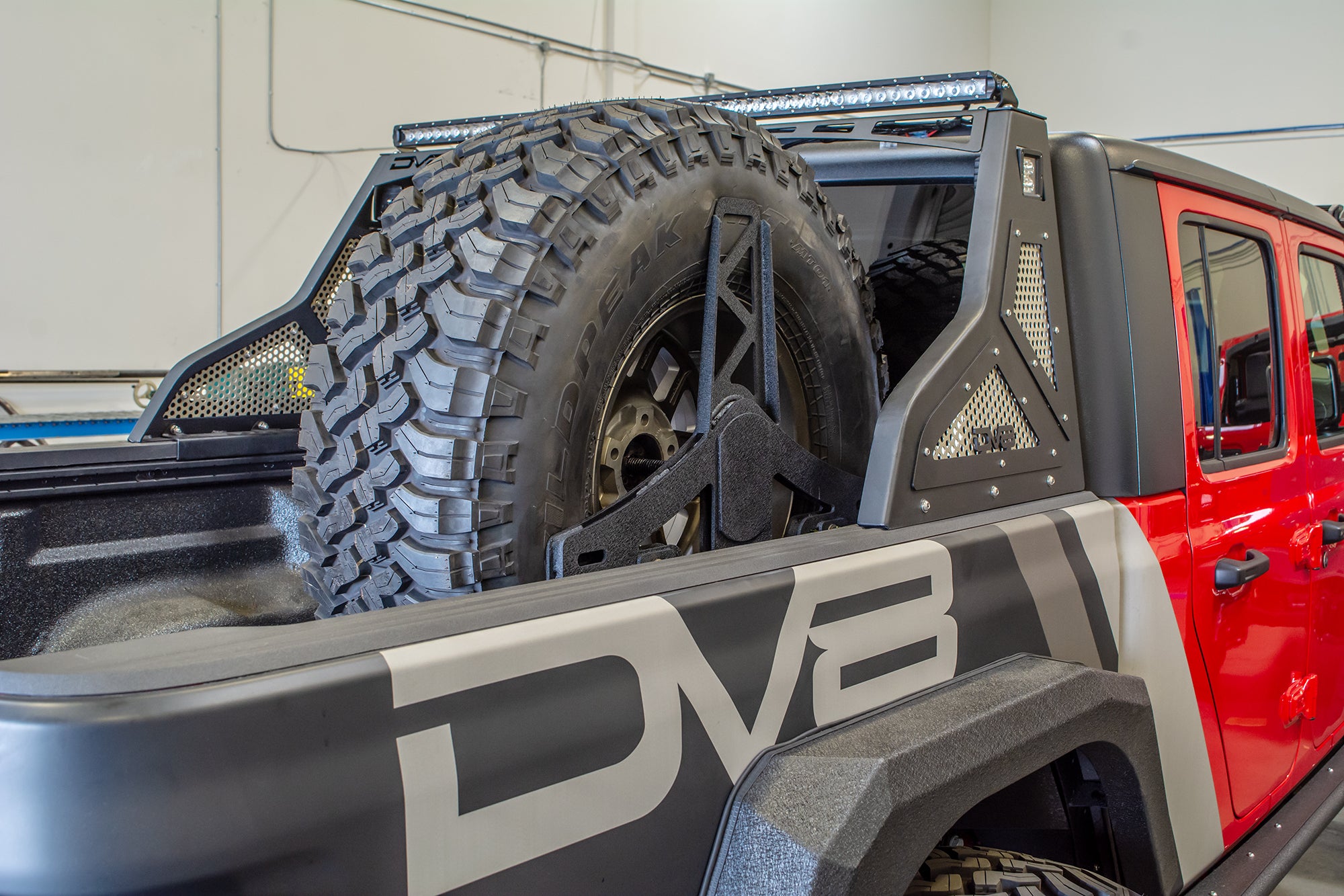 20+ Jeep JT Stand Up Spare Tire Mount - Apollo Off-Road