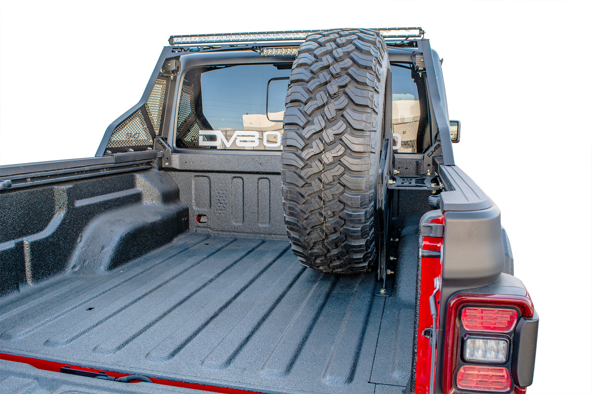 20+ Jeep JT Stand Up Spare Tire Mount - Apollo Off-Road