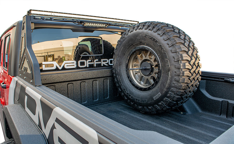 20+ Jeep JT Stand Up Spare Tire Mount - Apollo Off-Road