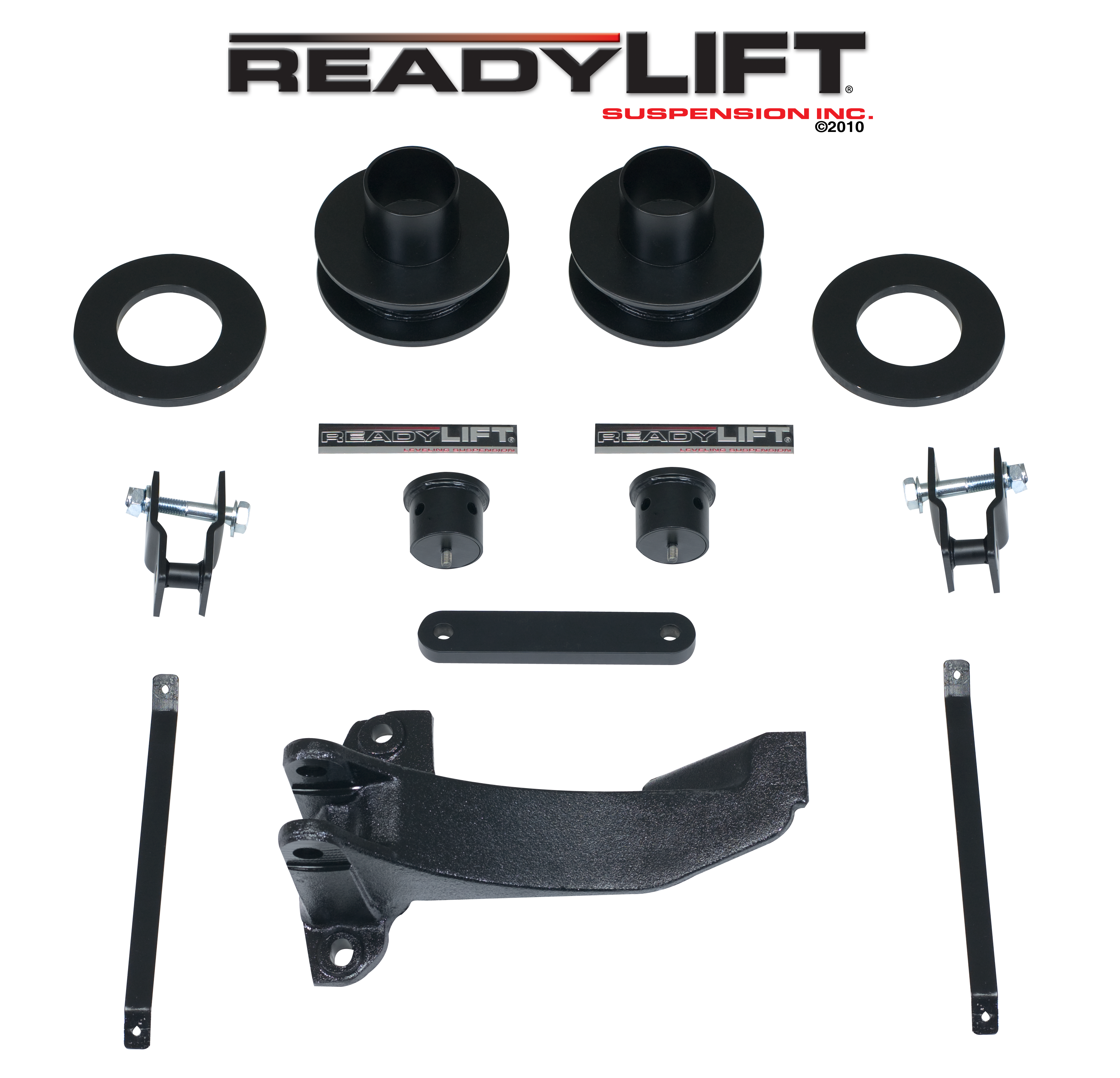 2005-07 Ford F250/F350/F450 2.5'' Front Leveling Kit With Track Bar Bracket - Apollo Off-Road