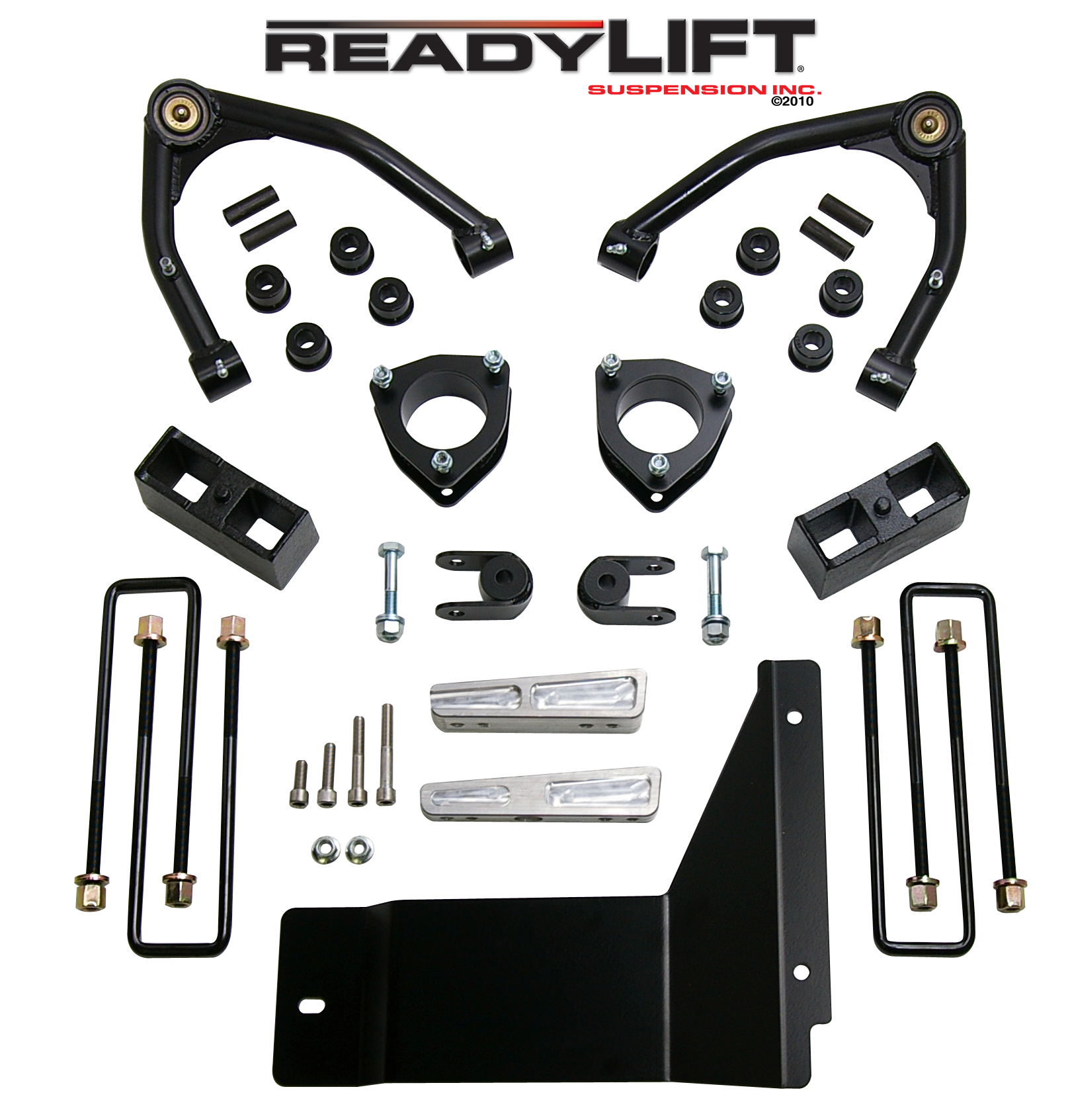 2007-13 Chevrolet/GMC 1500 4'' Front With 1.75'' Rear SST Lift Kit - Cast Steel UCA - Apollo Off-Road