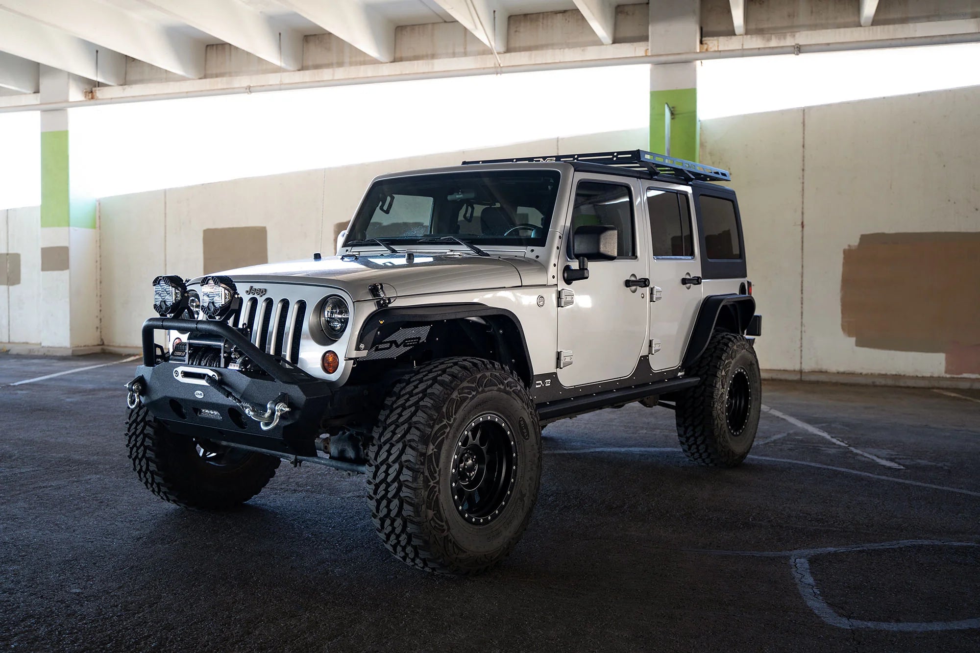 2007-2018 Jeep Wrangler JK Half Length Roof Rack - Apollo Off-Road