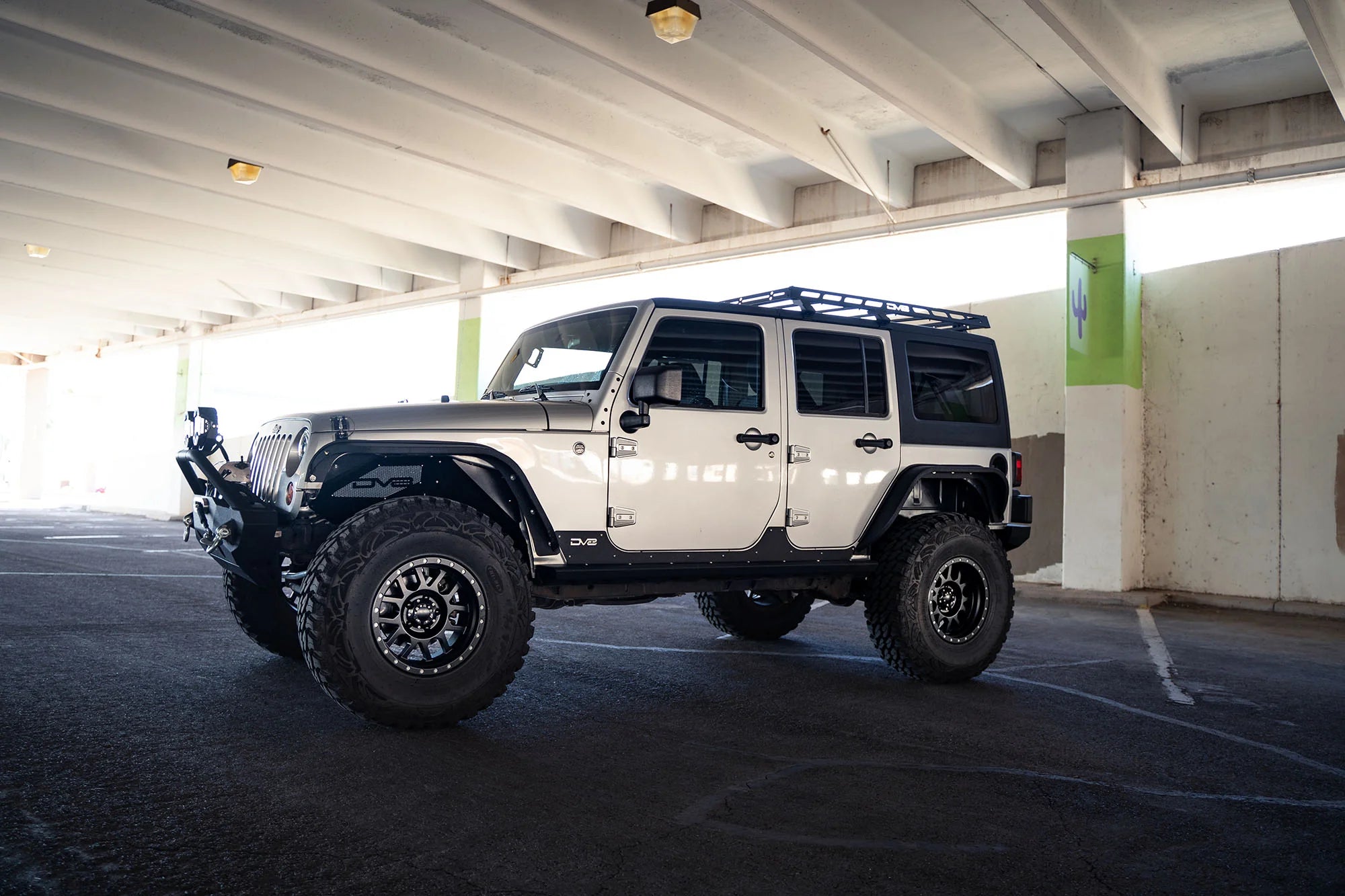 2007-2018 Jeep Wrangler JK Half Length Roof Rack - Apollo Off-Road