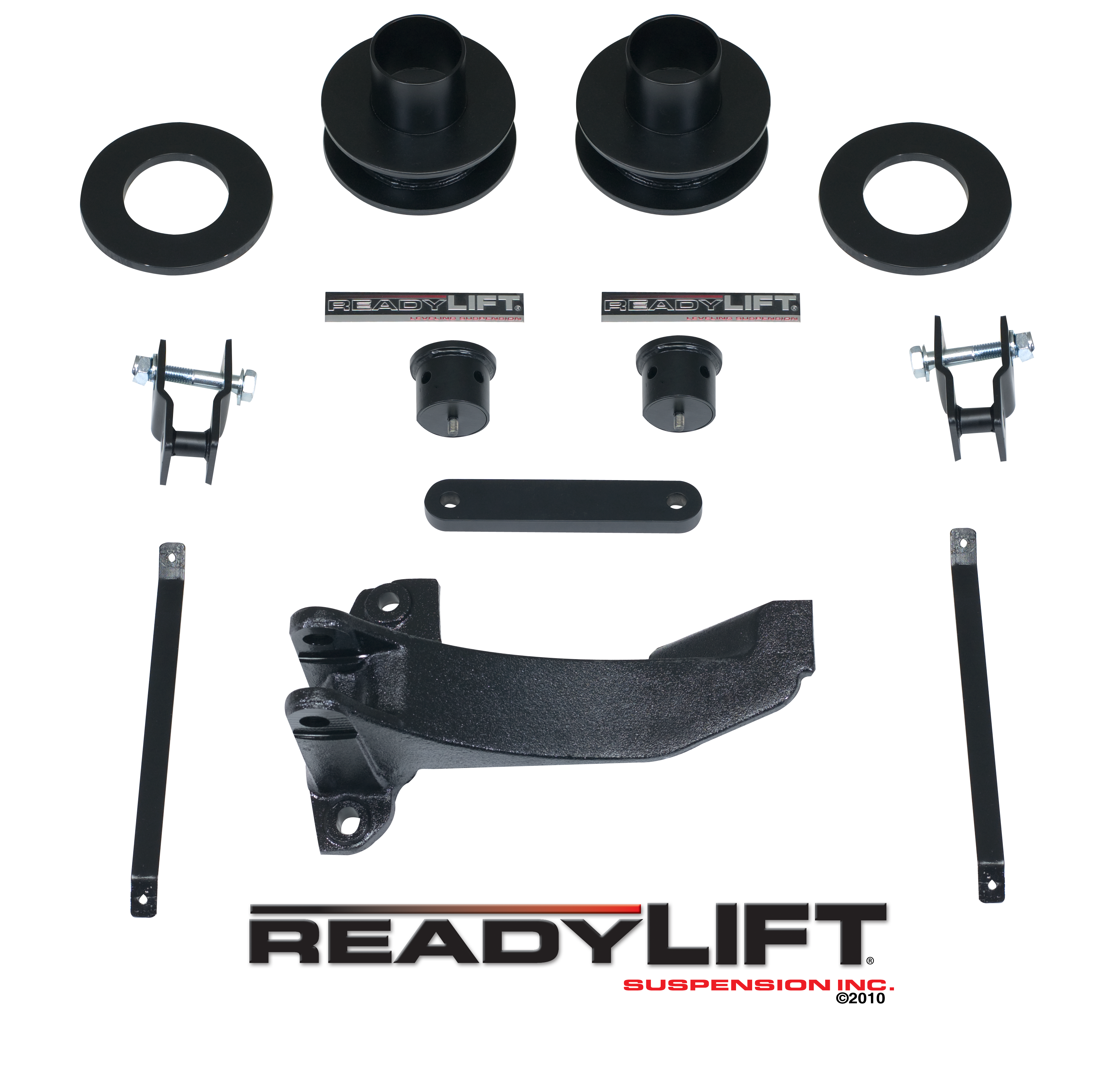 2008-10 Ford F250/F350/F450 2.5'' Front Leveling Kit With Track Bar Bracket - Apollo Off-Road