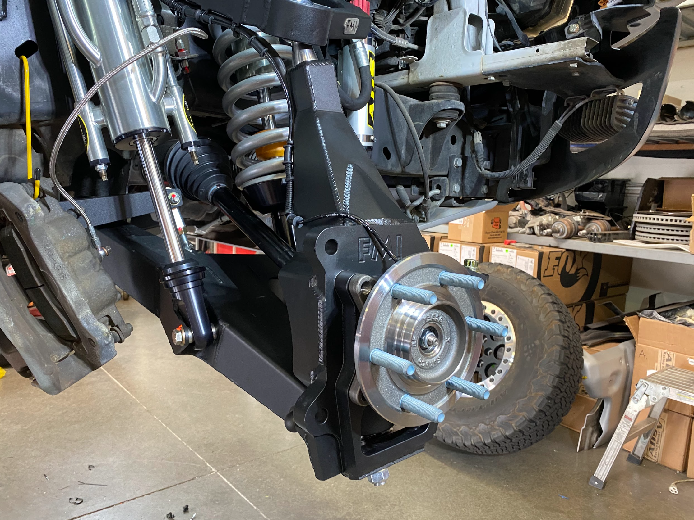 Foutz Motorsports Fabricated Front Spindle kit 2010-2014 Ford F-150 SVT Raptor