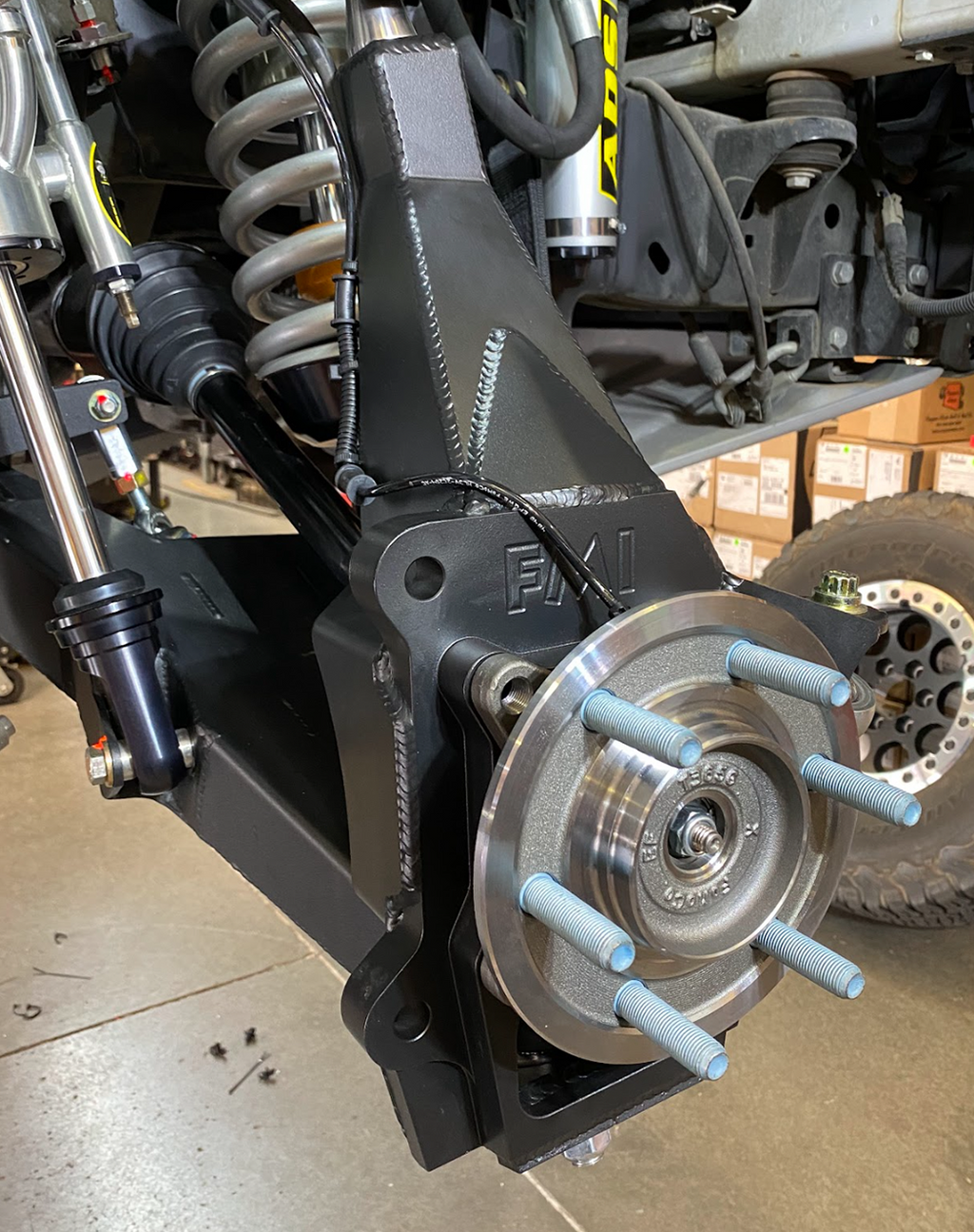 Foutz Motorsports Fabricated Front Spindle kit 2010-2014 Ford F-150 SVT Raptor