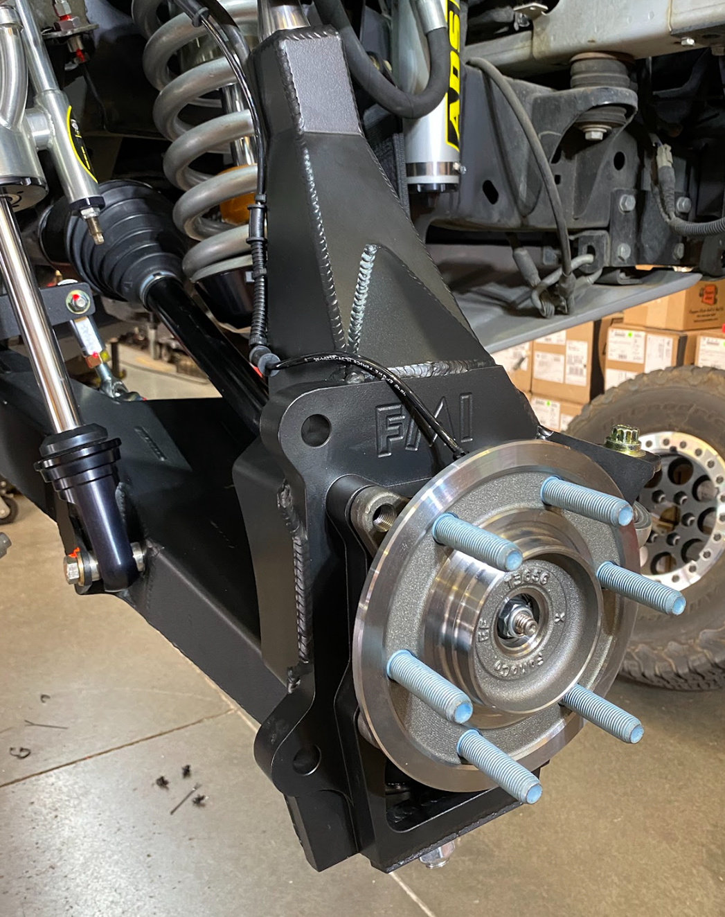Foutz Motorsports Fabricated Front Spindle kit 2010-2014 Ford F-150 SVT Raptor