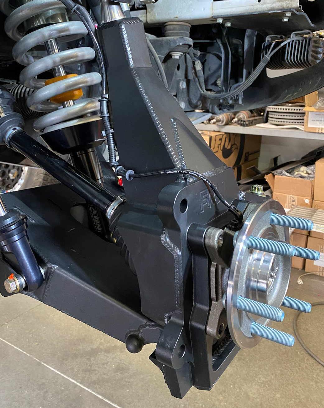 Foutz Motorsports Fabricated Front Spindle kit 2010-2014 Ford F-150 SVT Raptor