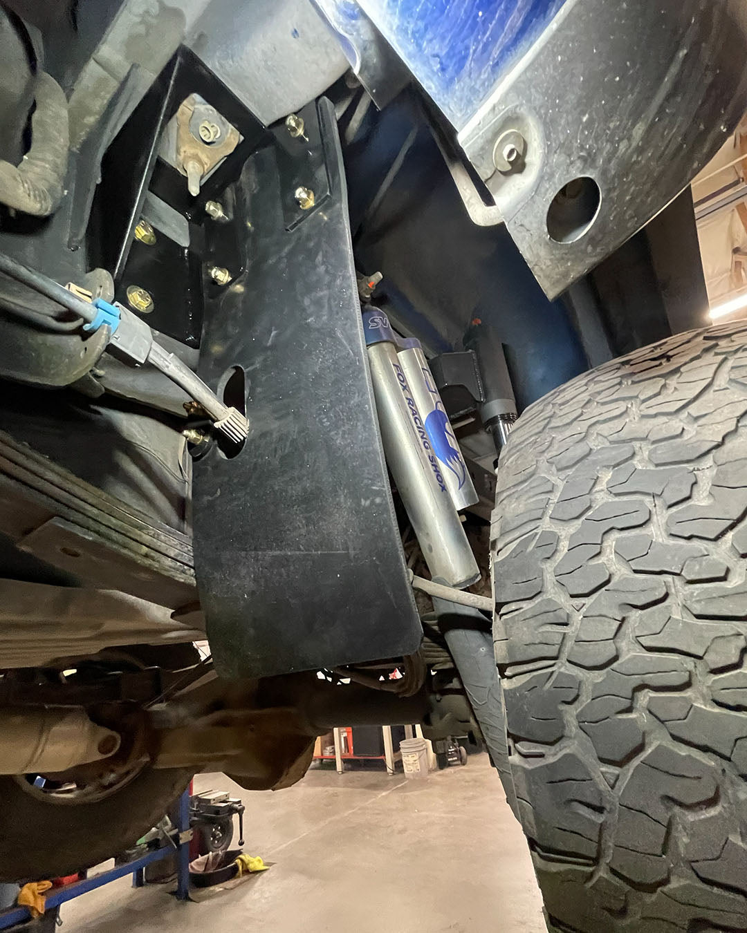 Foutz Motorsports 2010-2014 Gen 1 Raptor Rear Shock Guard Mud Flap Frame Mount Kit
