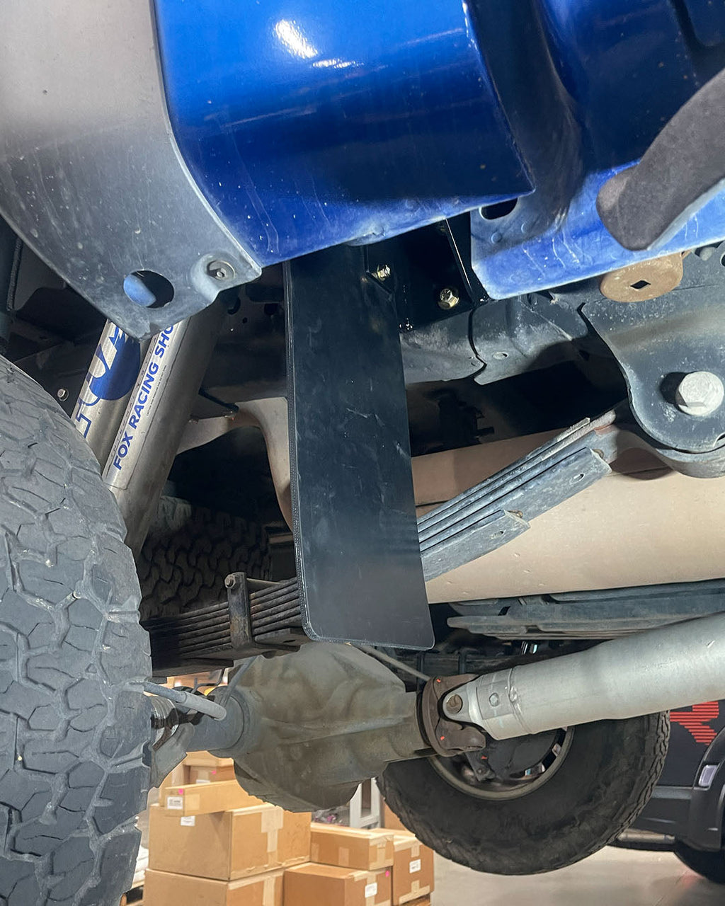 Foutz Motorsports 2010-2014 Gen 1 Raptor Rear Shock Guard Mud Flap Frame Mount Kit