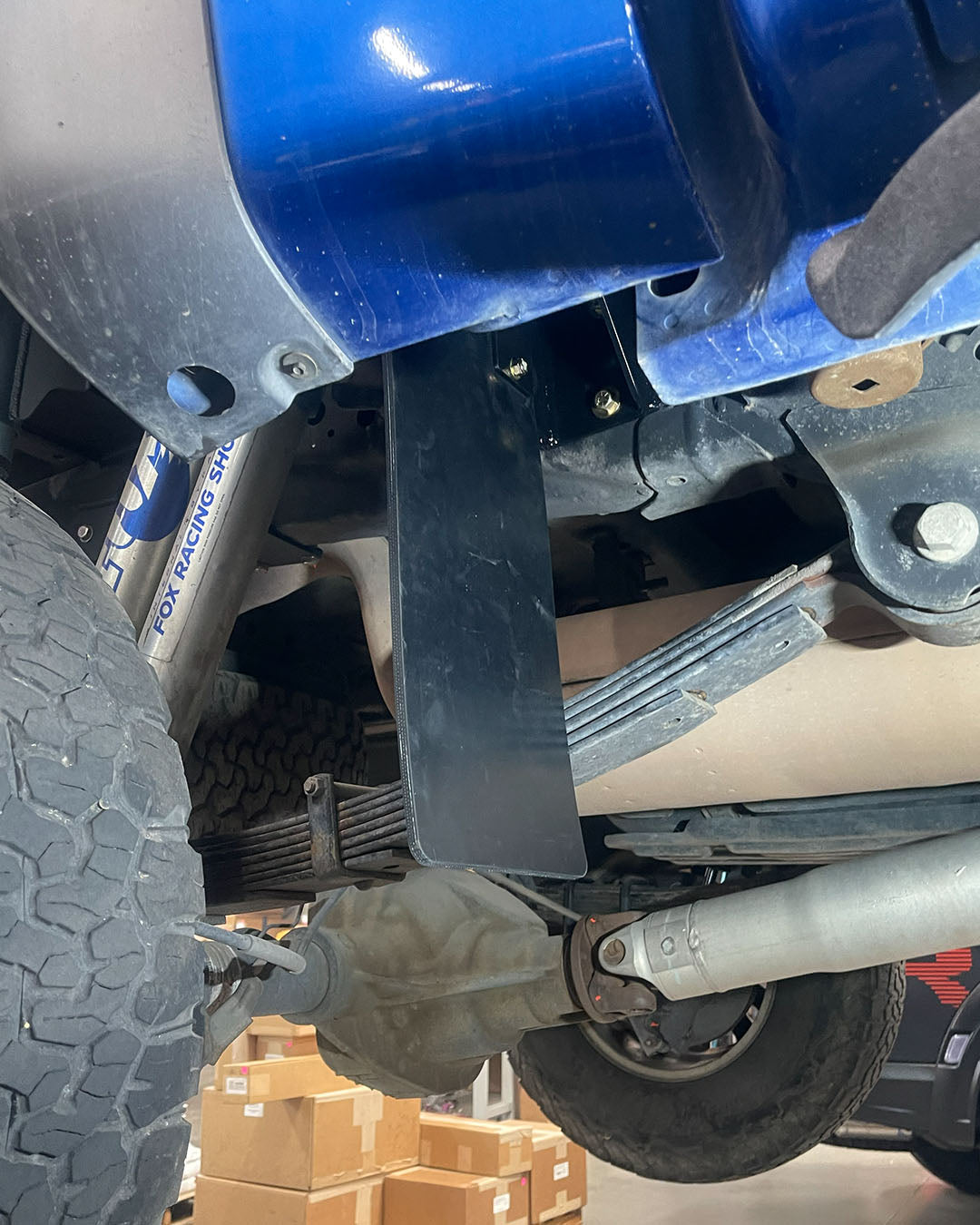 Foutz Motorsports 2010-2014 Gen 1 Raptor Rear Shock Guard Mud Flap Frame Mount Kit