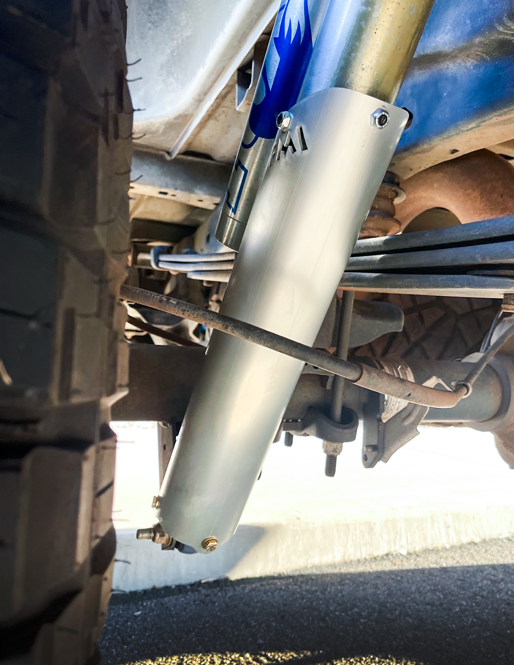 Foutz Motorsports Full length Aluminum Shock Guard, REPLACEMENT (PAIR) 2010-2014 Ford F-150 SVT Raptor