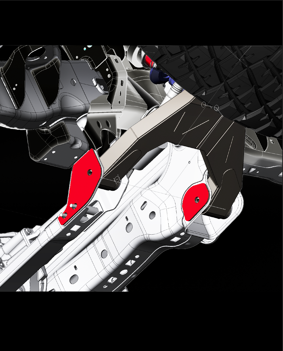 Foutz Motorsports Lower Arm Slot Delete Weld In Plate Kit 2010-2014 Ford F-150 SVT Raptor