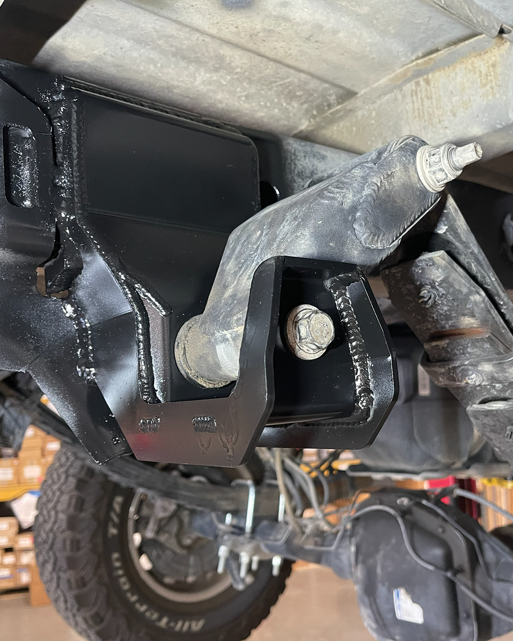 Foutz Motorsports Fabricated Rear Shackle Hanger - stock location 2010-2014 Ford F-150 SVT Raptor