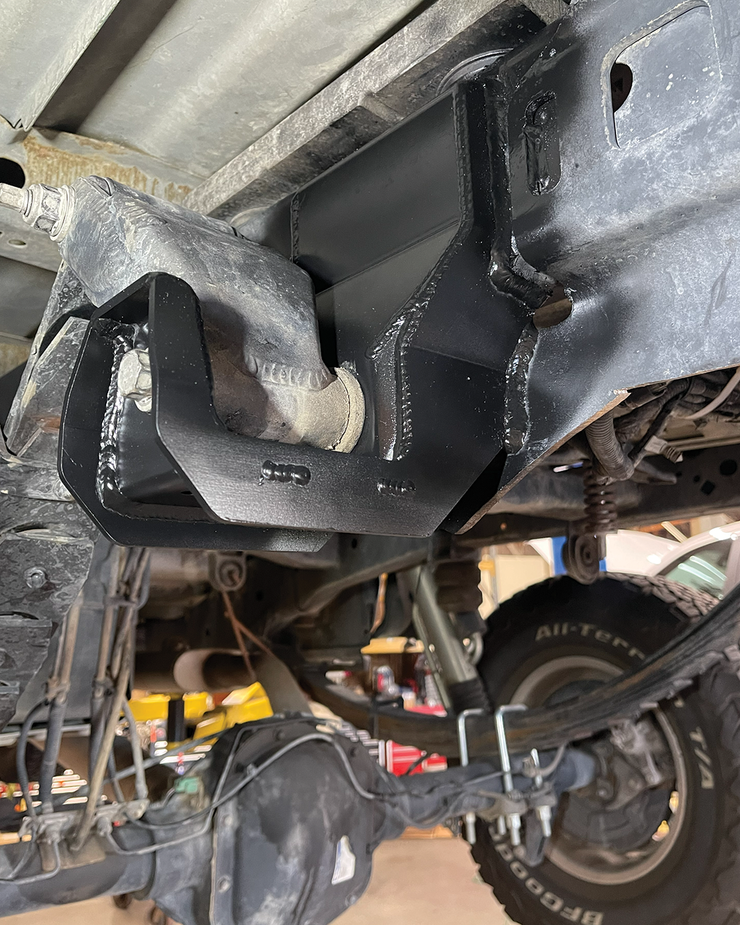 Foutz Motorsports Fabricated Rear Shackle Hanger - stock location 2010-2014 Ford F-150 SVT Raptor