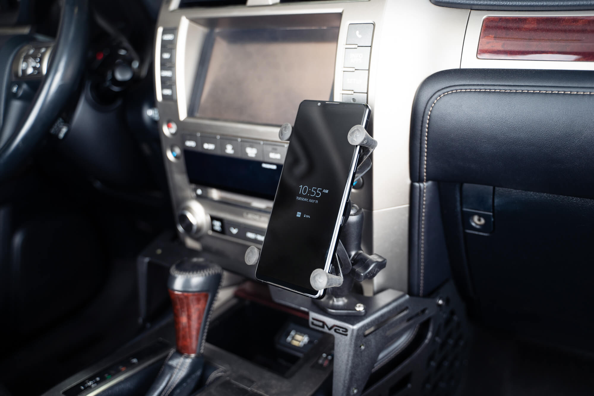 2010-2023 Lexus GX460 Center Console Molle Panels & Digital Device Bridge - Apollo Off-Road