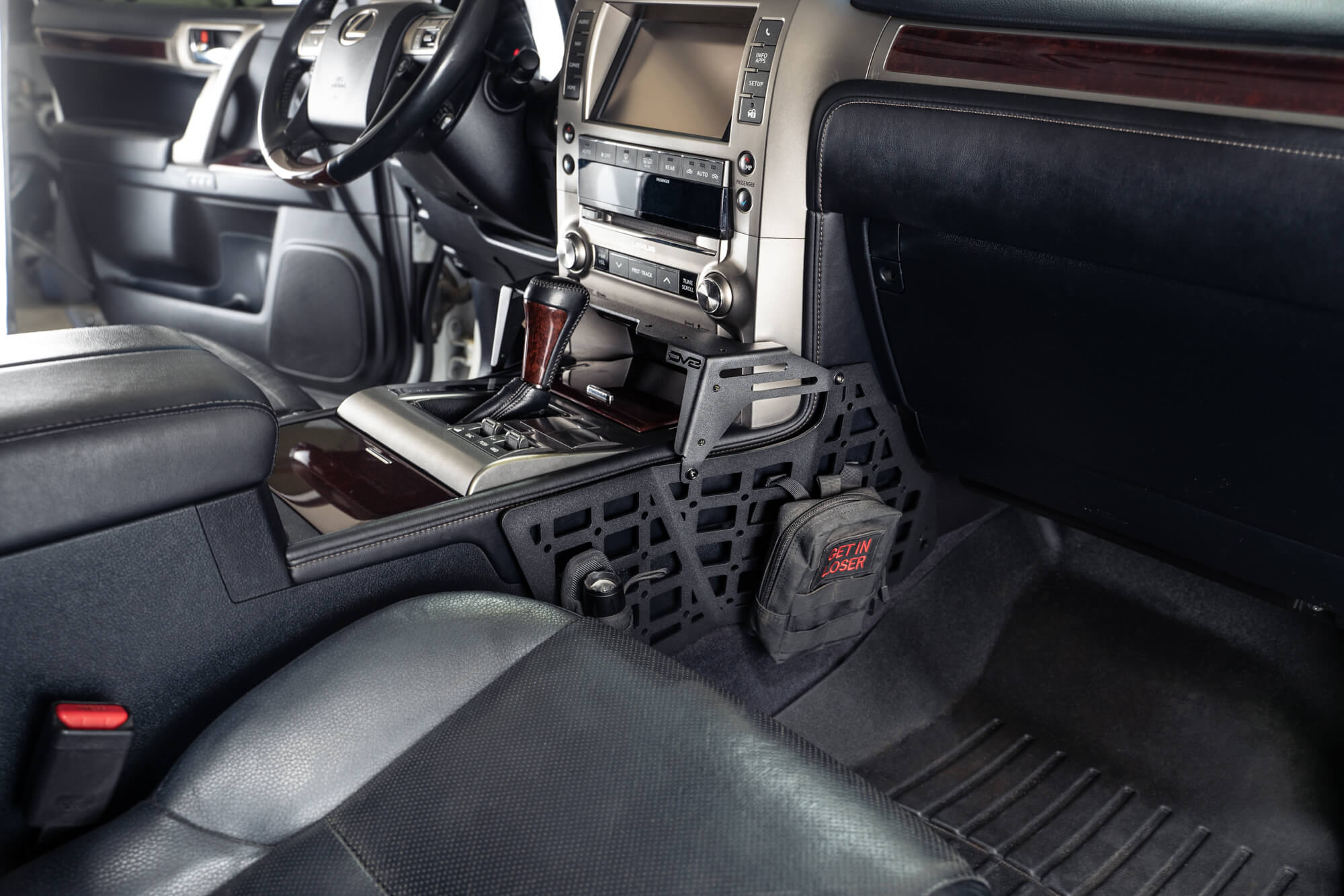 2010-2023 Lexus GX460 Center Console Molle Panels & Digital Device Bridge - Apollo Off-Road