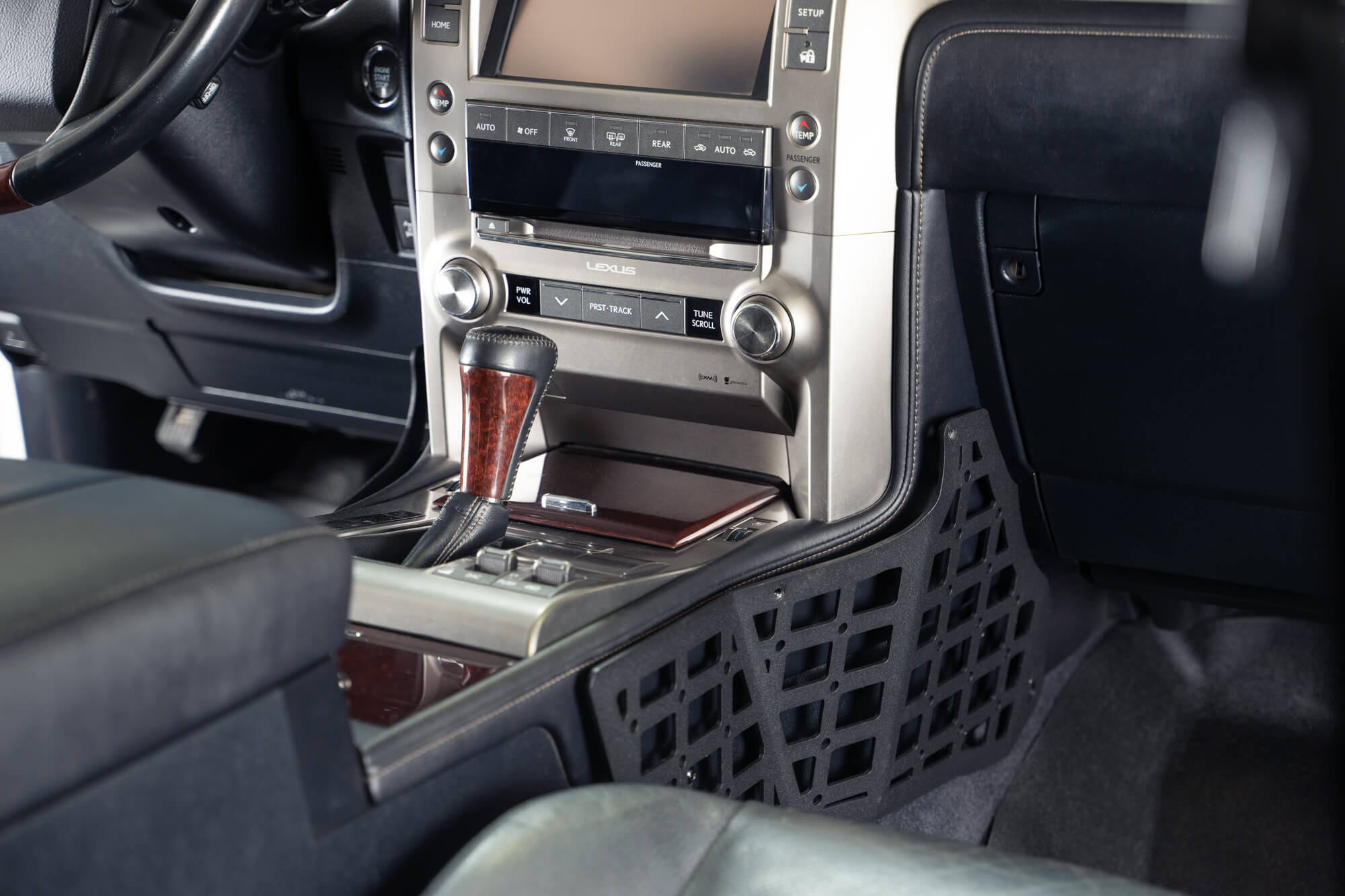 2010-2023 Lexus GX460 Center Console Molle Panels & Digital Device Bridge - Apollo Off-Road