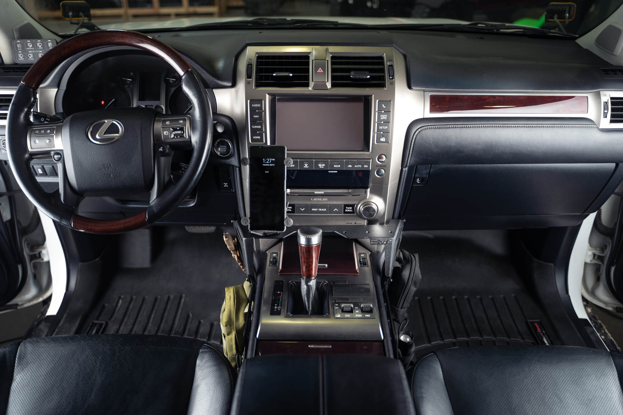 2010-2023 Lexus GX460 Center Console Molle Panels & Digital Device Bridge - Apollo Off-Road