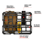 Tech Plate - 11.0"x11.0" | Universal MOLLE Mounting Panel