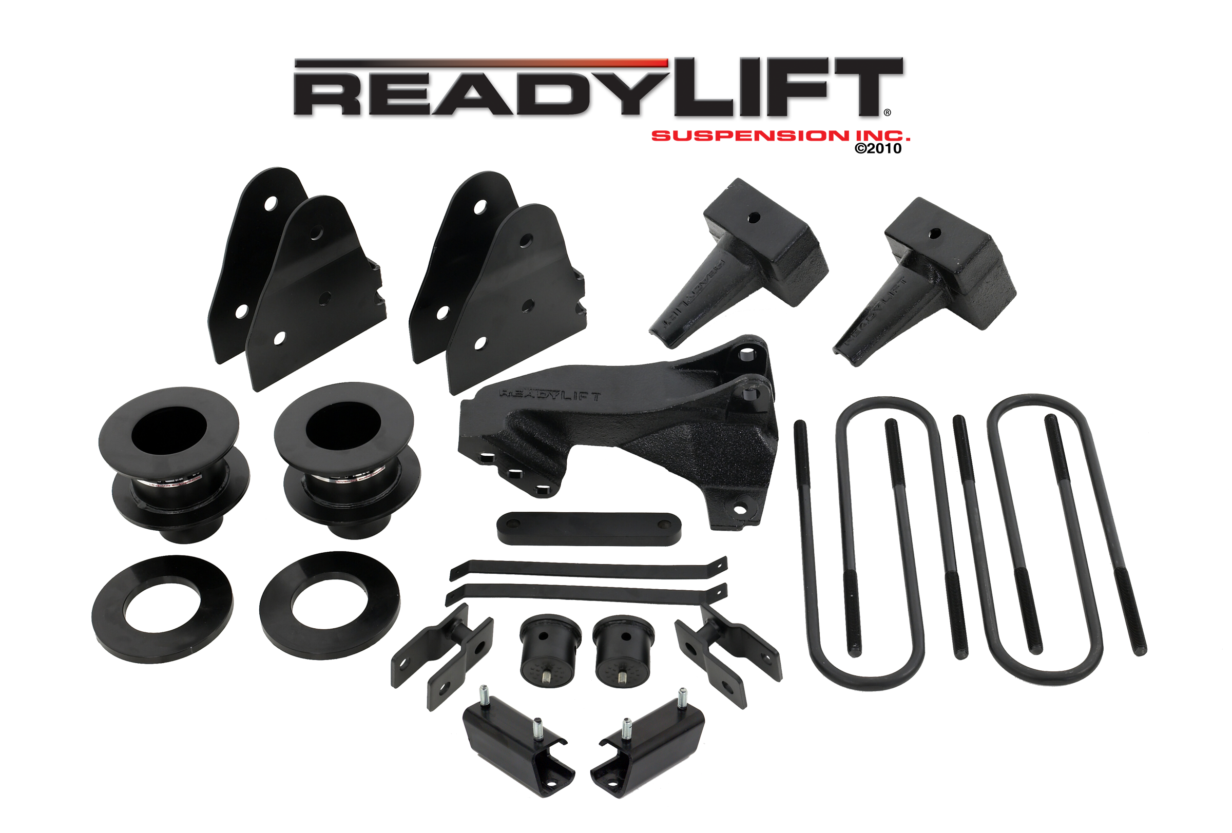 2011-16 Ford F250 2.5'' SST Lift Kit With 4'' Rear Blocks - 1 Piece Drive Shaft - Apollo Off-Road