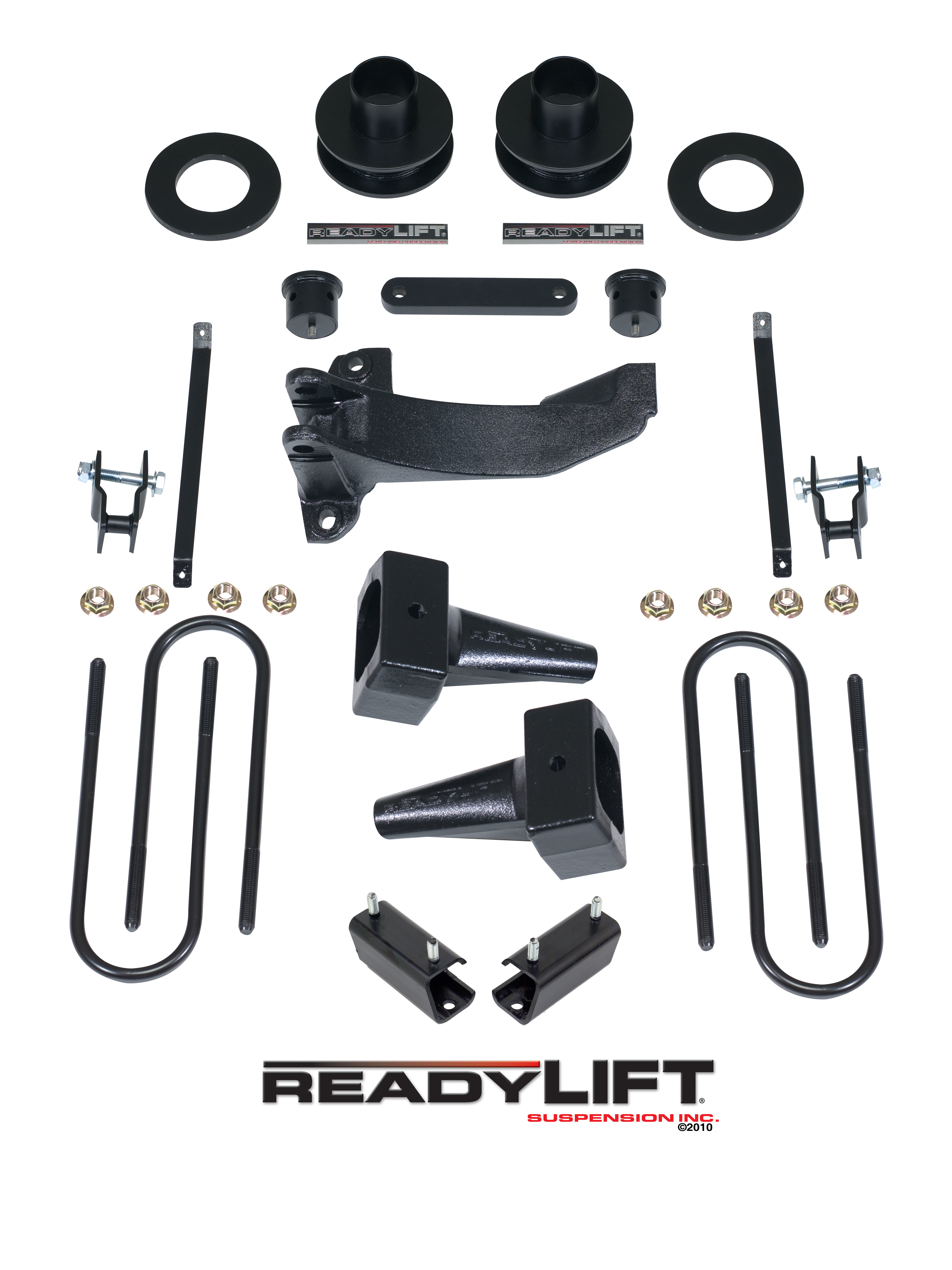2011-16 Ford F250/F350/F450 2.5'' SST Lift Kit With 5'' Rear Tapered Blocks - Apollo Off-Road