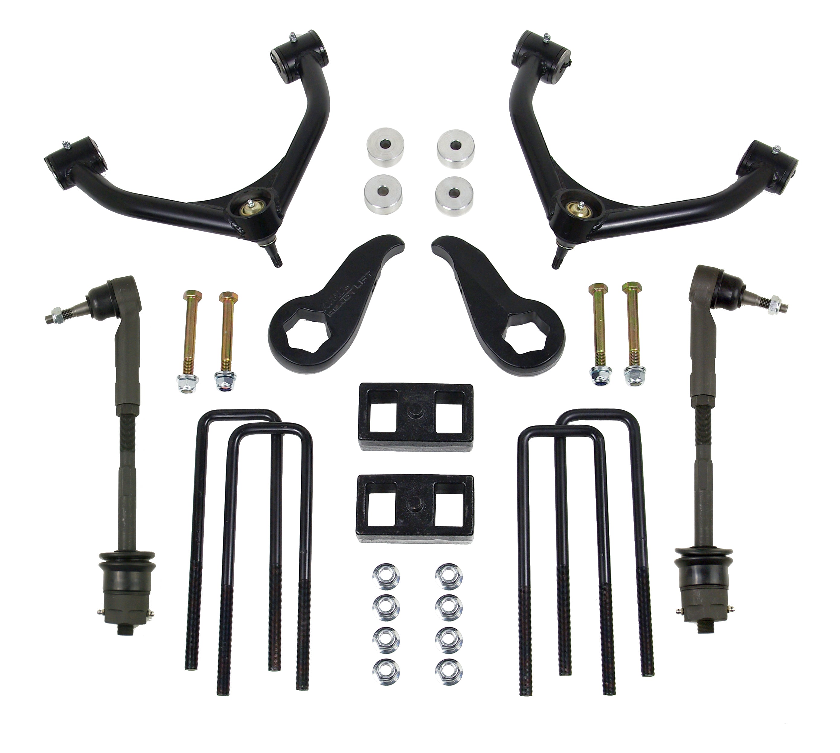 2011-18 Chevrolet/GMC 2500/3500HD 3.5'' Front With 1.0'' Rear SST Lift Kit - Apollo Off-Road