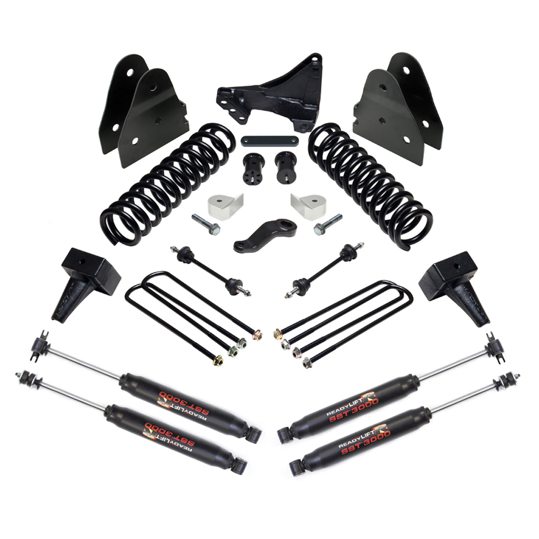 2011-18 Ford F250/F350 6.5'' Lift Kit With SST3000 Shocks - 1 Piece Drive Shaft - Apollo Off-Road