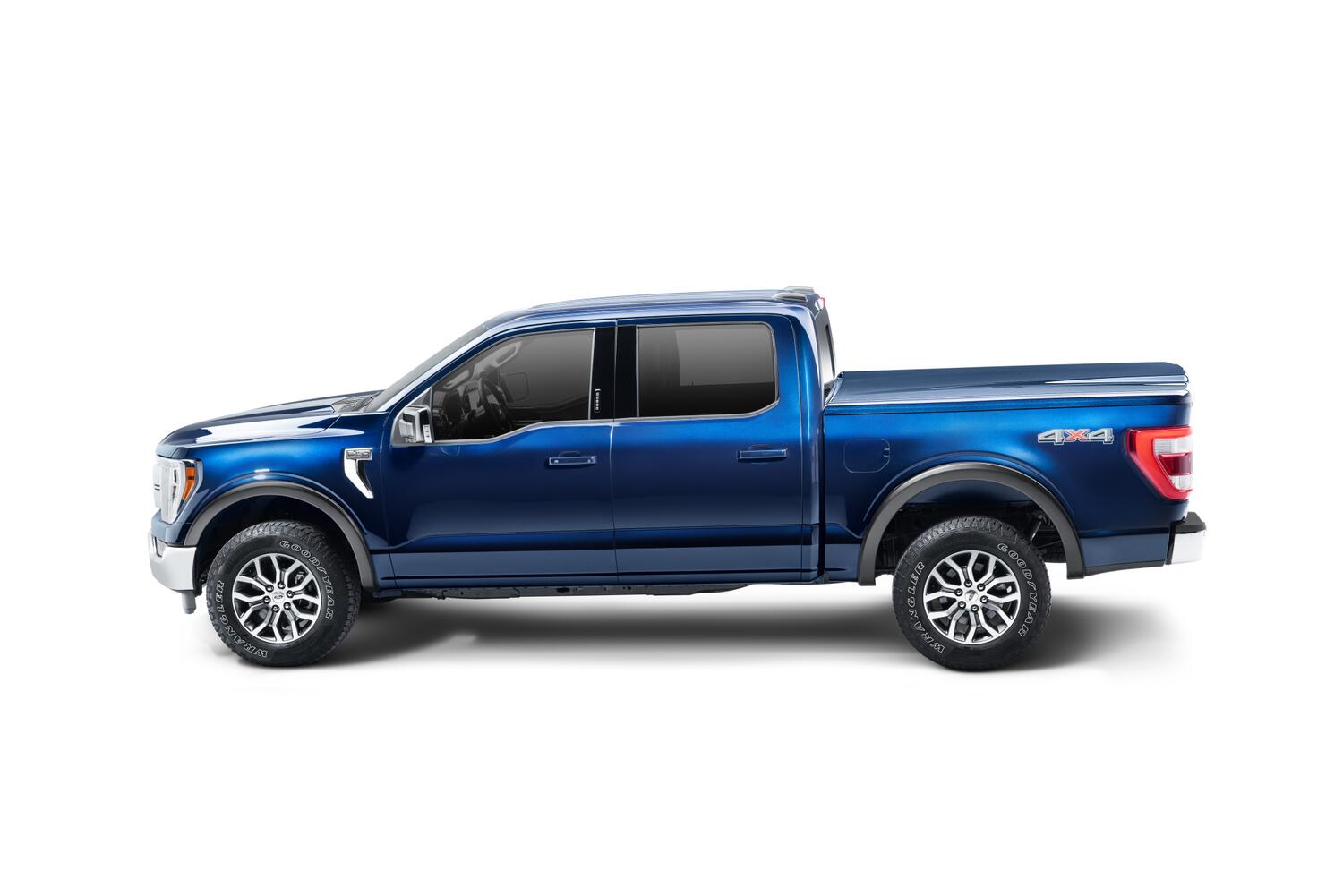 Black OE Style Smooth Finish Front Fender Flares For 2021-2026 Ford F150 Will Not Fit F150 Lightning Bushwacker