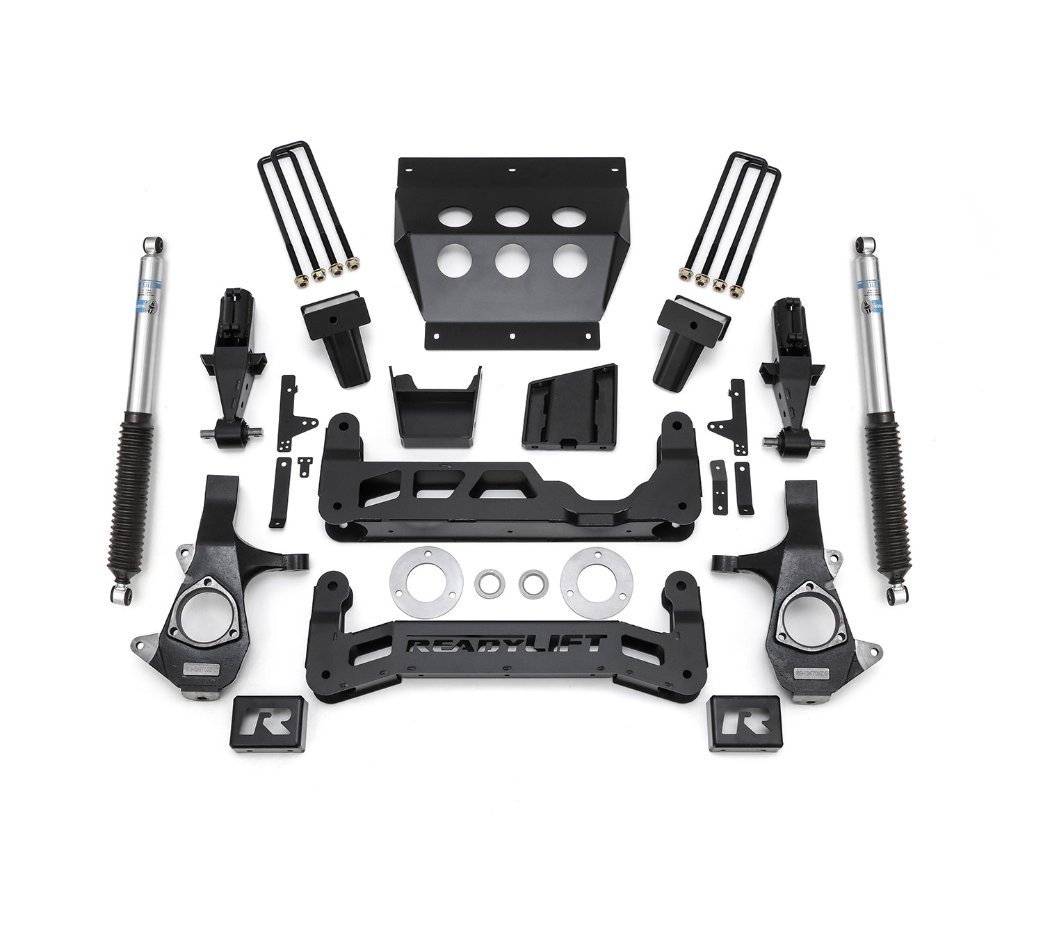 2014-2018 7'' Lift Kit for Aluminum OE Upper Control Arms With Bilstein Shocks - Apollo Off-Road