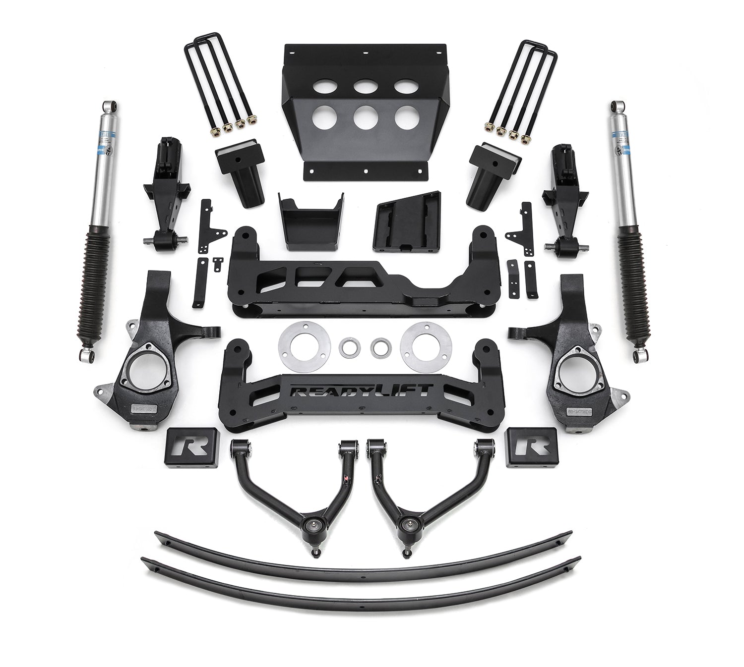 2014-2018 9'' Lift Kit for Cast Steel OE Upper Control Arms With Bilstein Shocks - Apollo Off-Road