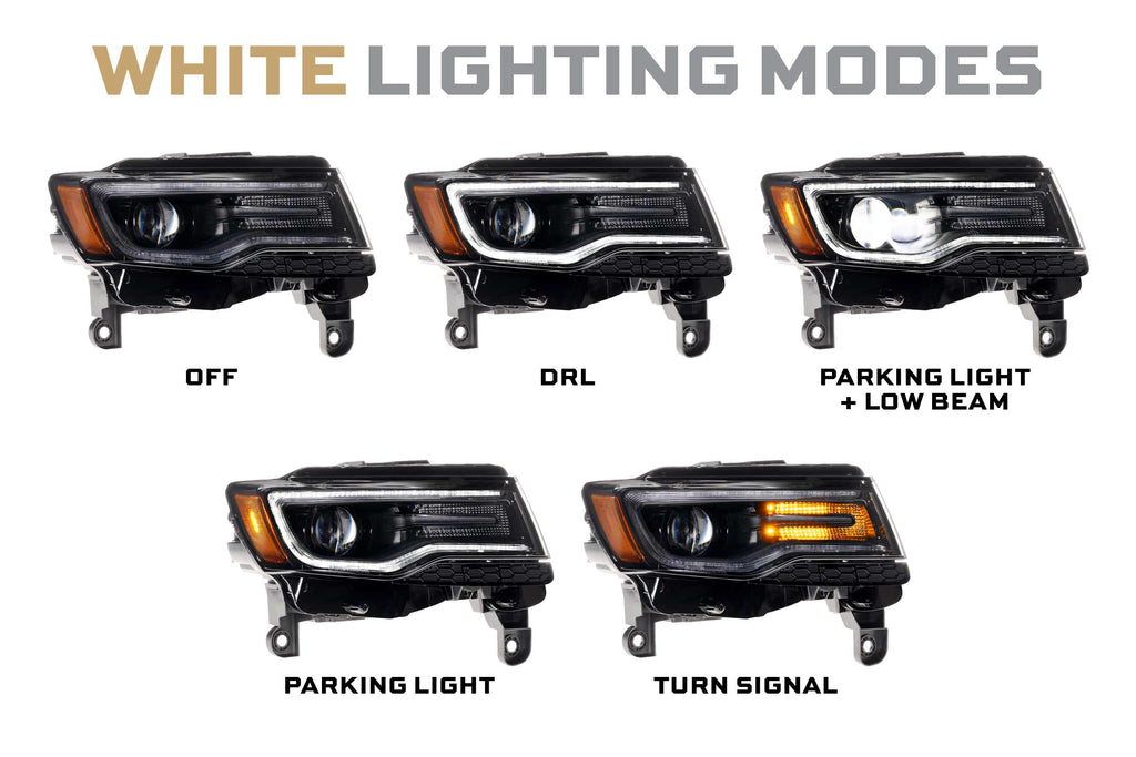 2014-2022 Jeep Grand Cherokee XB LED Headlights (Gen II) - Apollo Off-Road