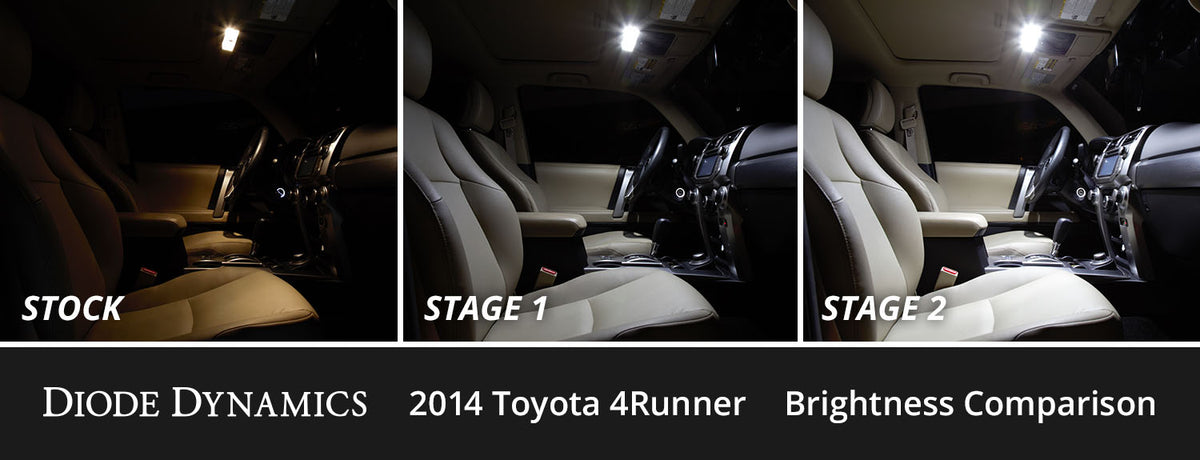 Diode Dynamics Interior LED Kit for 2010-2024 Toyota 4Runner Cool White Stage 1