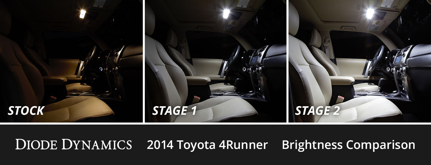 Diode Dynamics Interior LED Kit for 2010-2024 Toyota 4Runner Cool White Stage 2