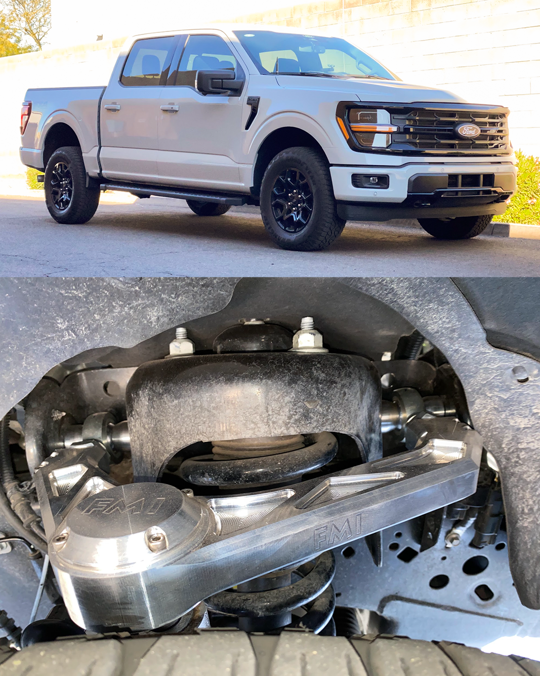 Foutz Motorsports Billet Upper Control Arm Kit - stock length 2015-2025 Ford F-150