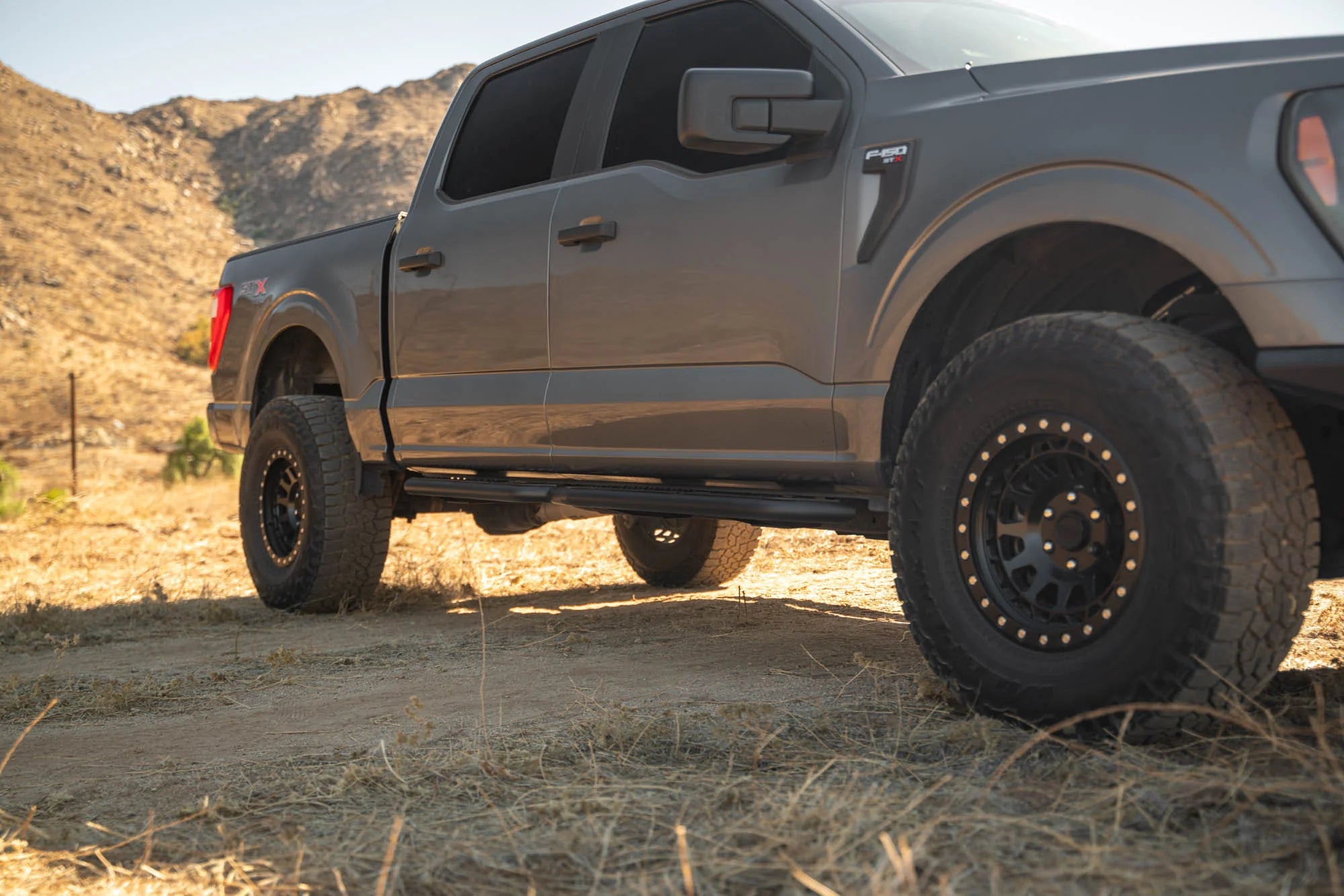 2015-2024 Ford F-150 Crew Cab OE Plus Side Steps - Apollo Off-Road