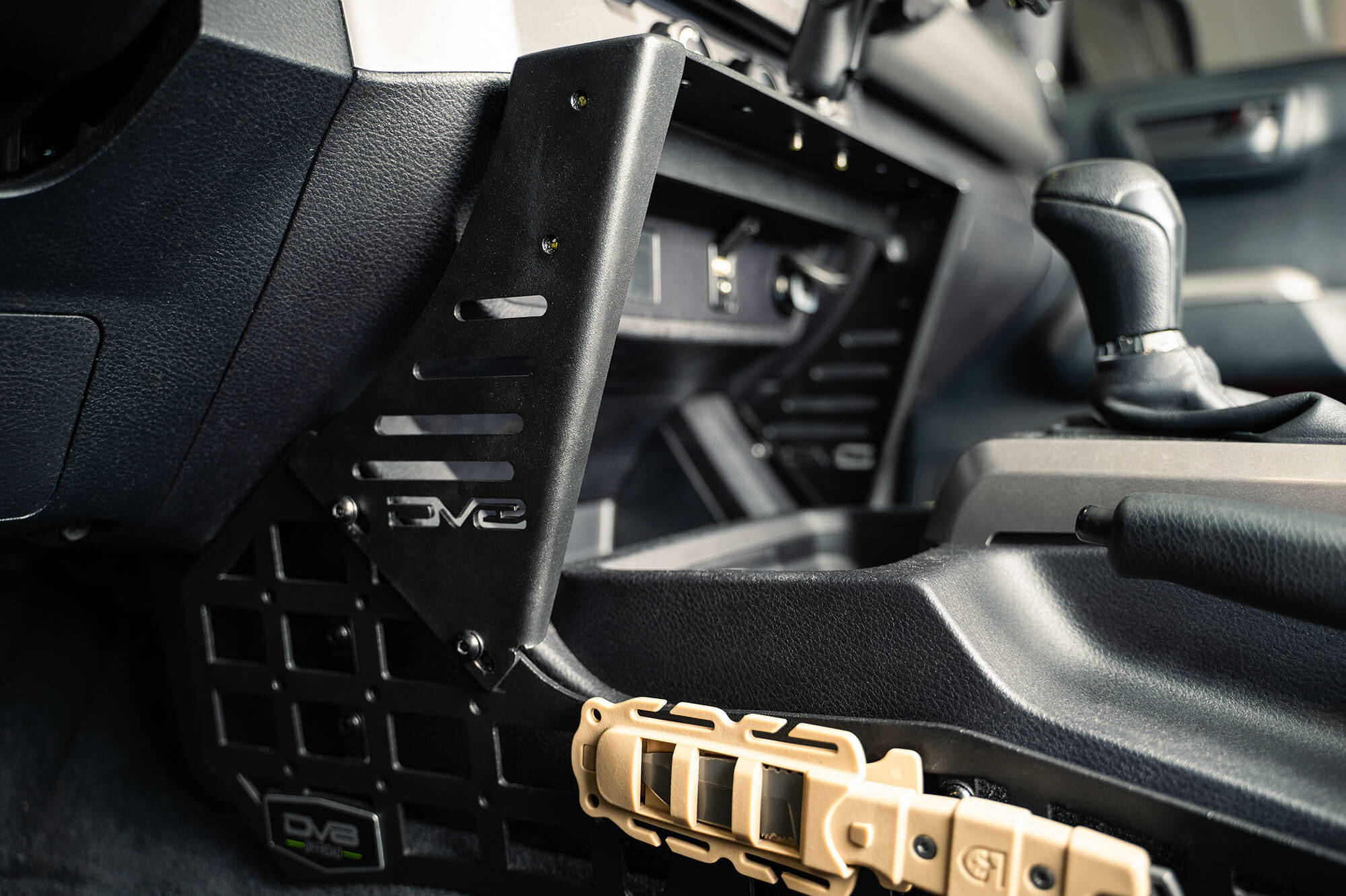 2016-2023 Toyota Tacoma Center Console Molle Panels and Device Mount - Apollo Off-Road
