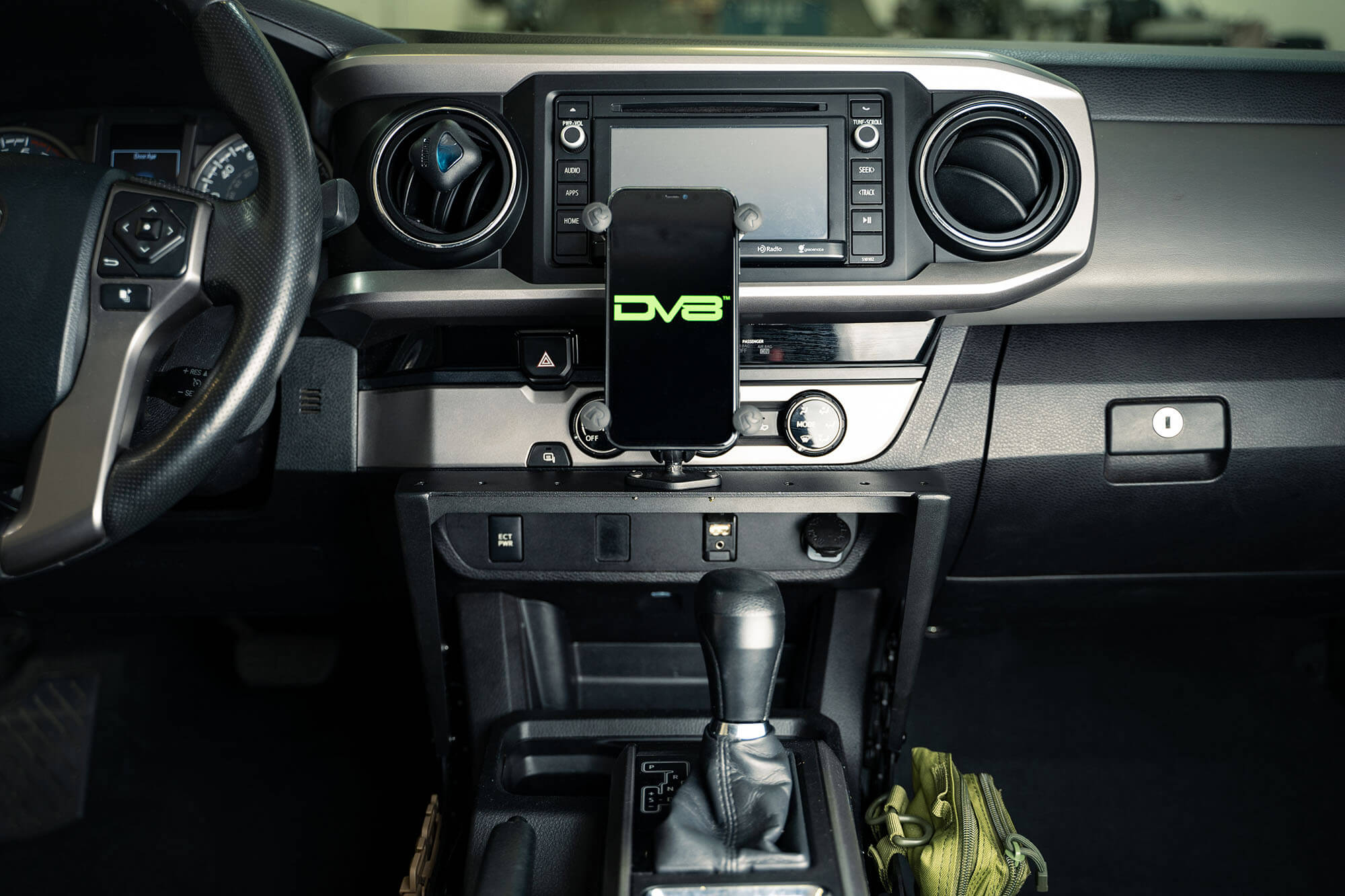2016-2023 Toyota Tacoma Center Console Molle Panels and Device Mount - Apollo Off-Road