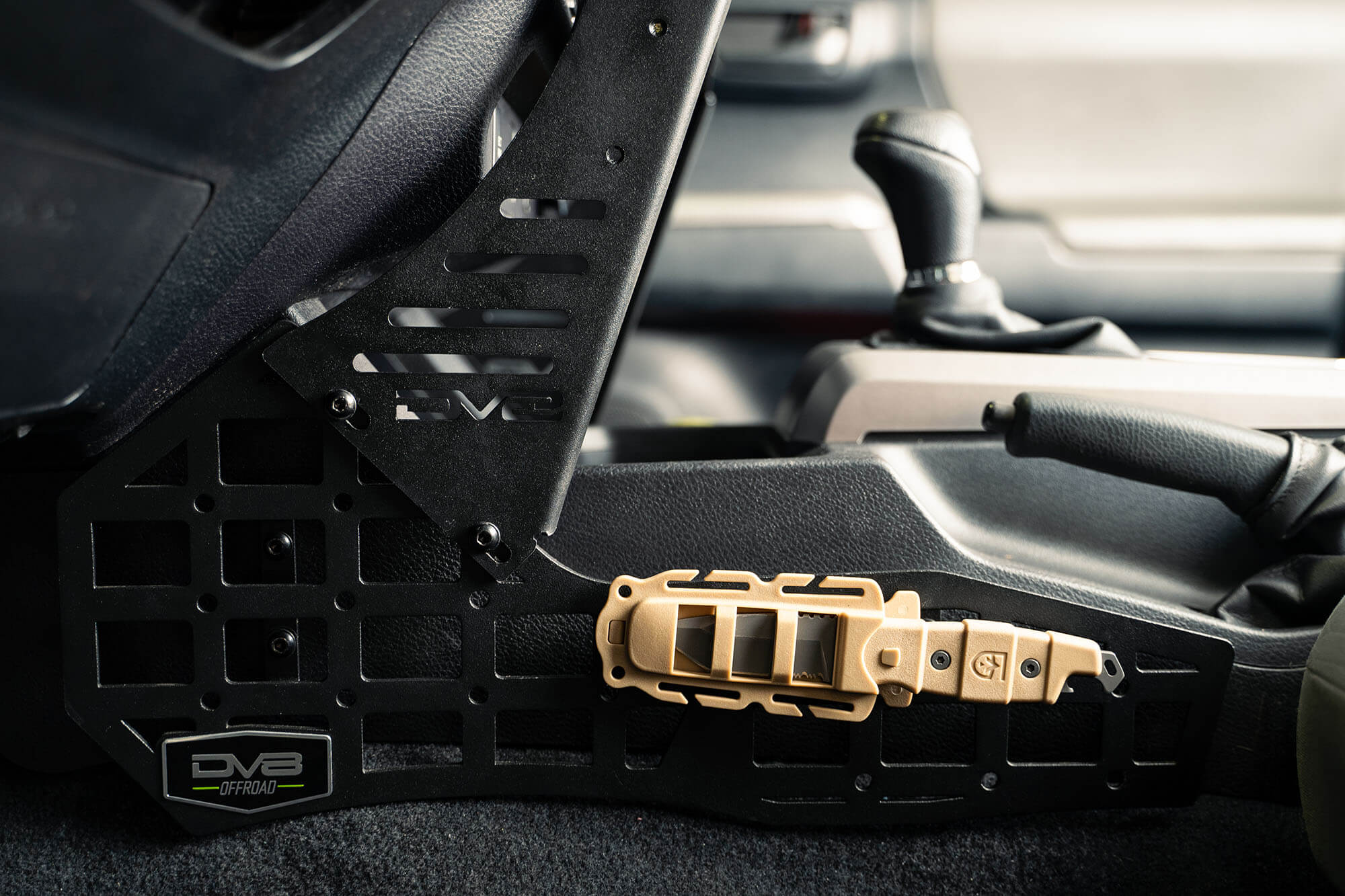 2016-2023 Toyota Tacoma Center Console Molle Panels and Device Mount - Apollo Off-Road